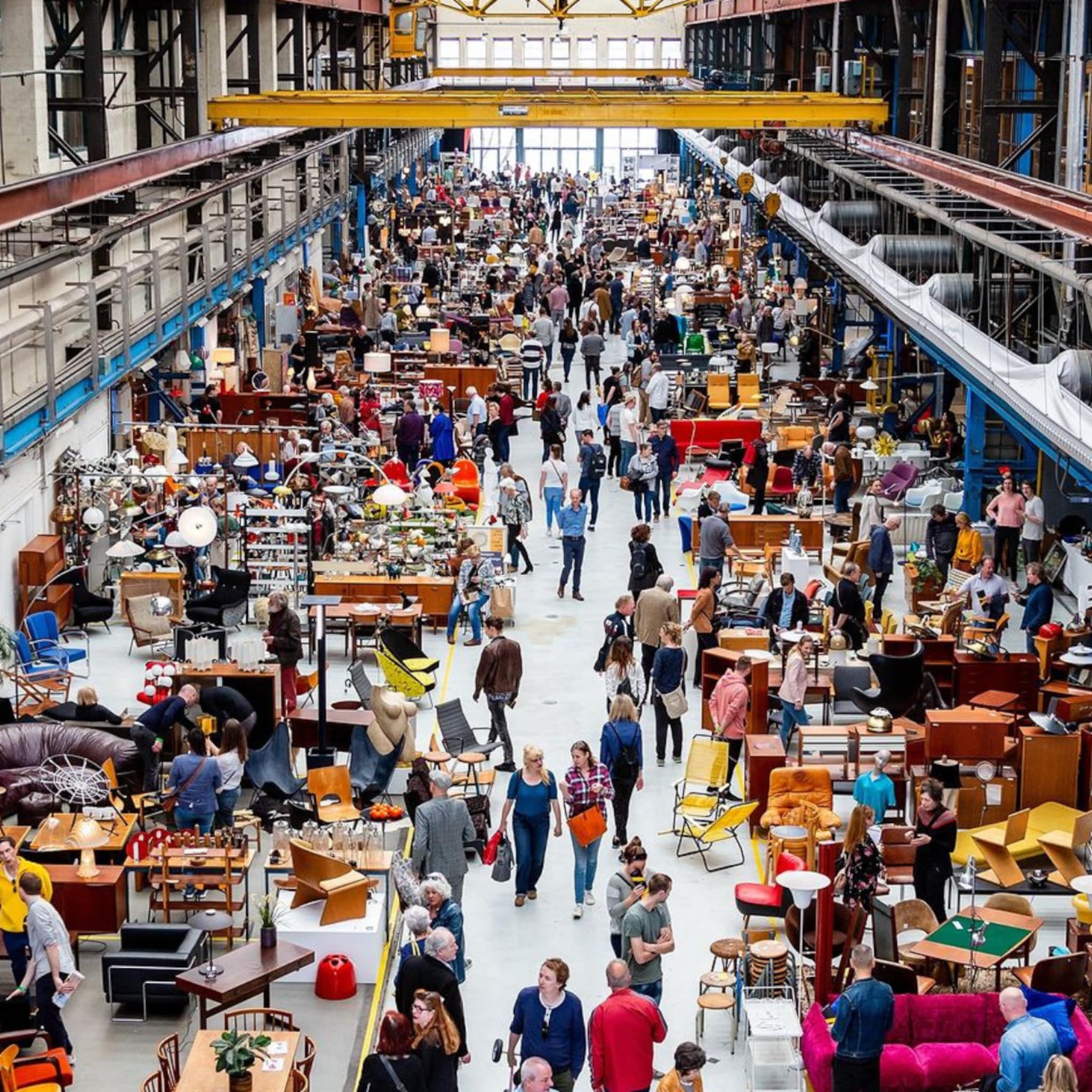 vintage markten winkels nederland belgie
