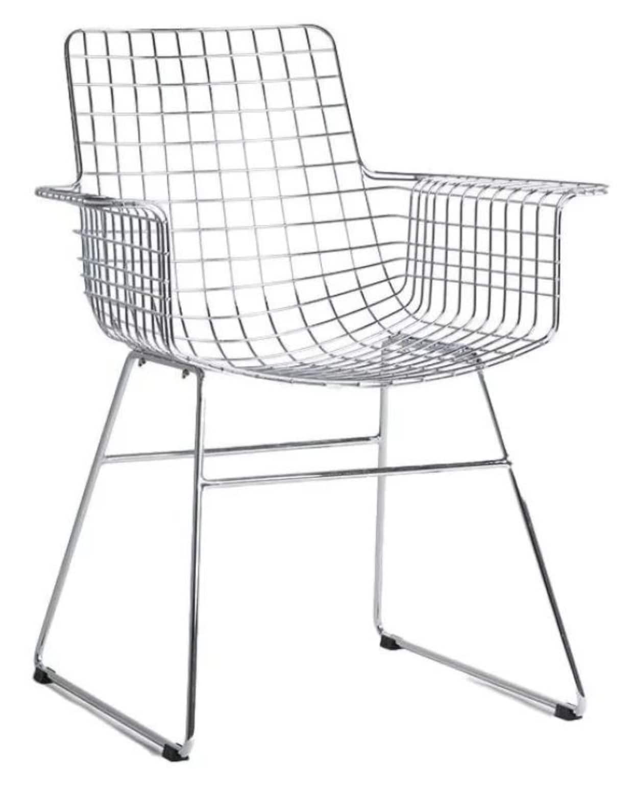 HKlivingWire Armchair stoel chroom Flinders