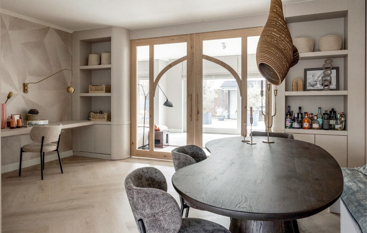 Weer verliefd op je huis aflevering 4 seizoen 20, Marianne in Leidschenveen, eetkamer Weer verliefd op je huis aflevering 4 seizoen 20 | styling Marianne Luning | fotografie Sonja Velda