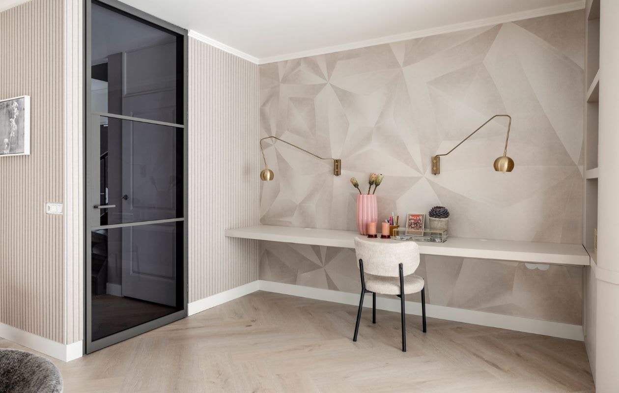 Weer verliefd op je huis aflevering 4 seizoen 20, Marianne in Leidschenveen, werkplek Weer verliefd op je huis aflevering 4 seizoen 20 | styling Marianne Luning | fotografie Sonja Velda