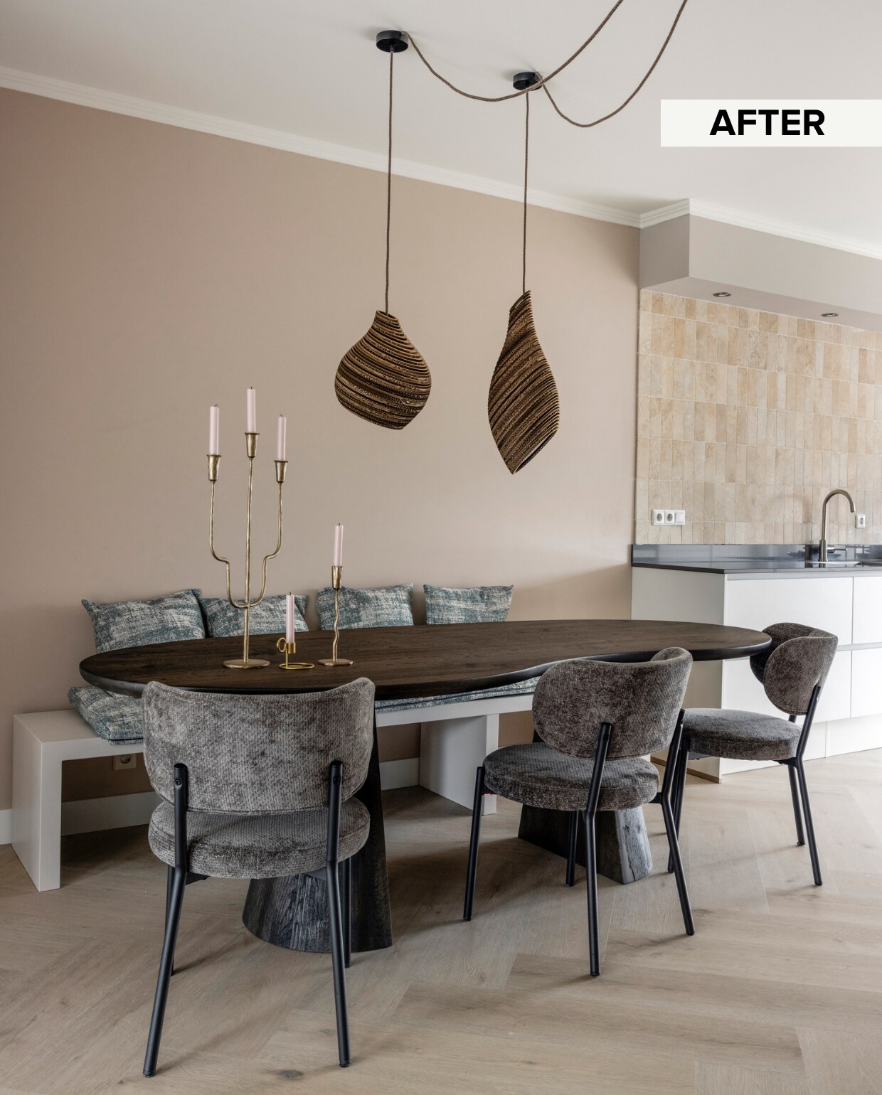 Weer verliefd op je huis aflevering 4 seizoen 20, Marianne in Leidschenveen, eethoek Weer verliefd op je huis aflevering 4 seizoen 20 | styling Marianne Luning | fotografie Sonja Velda