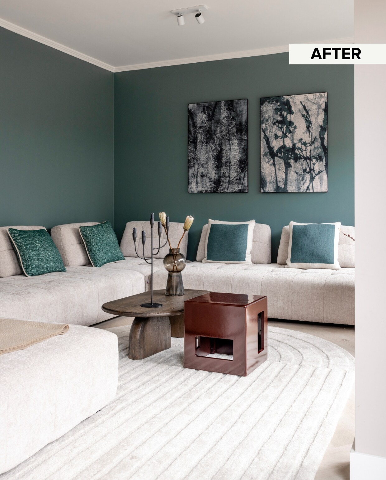 Weer verliefd op je huis aflevering 4 seizoen 20, Marianne in Leidschenveen, zithoek Weer verliefd op je huis aflevering 4 seizoen 20 | styling Marianne Luning | fotografie Sonja Velda