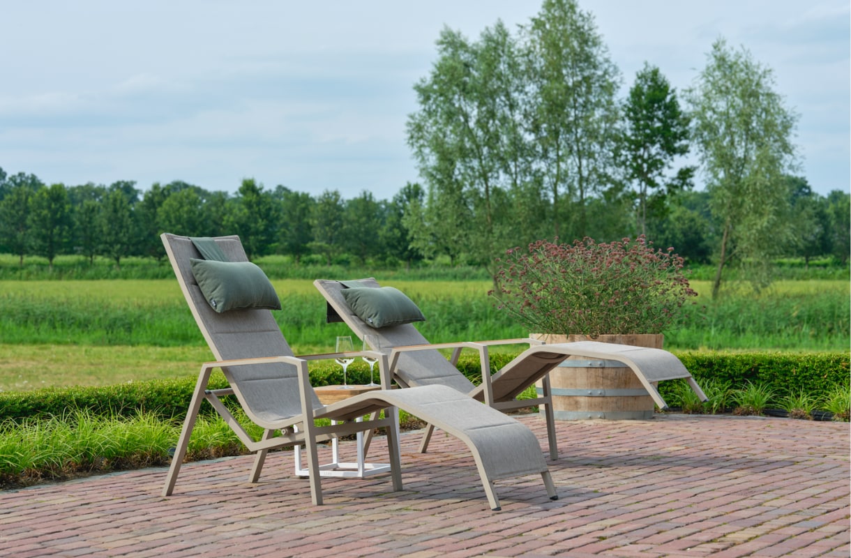 zon en regenproof op deze tuinmeubels zit je altijd goed