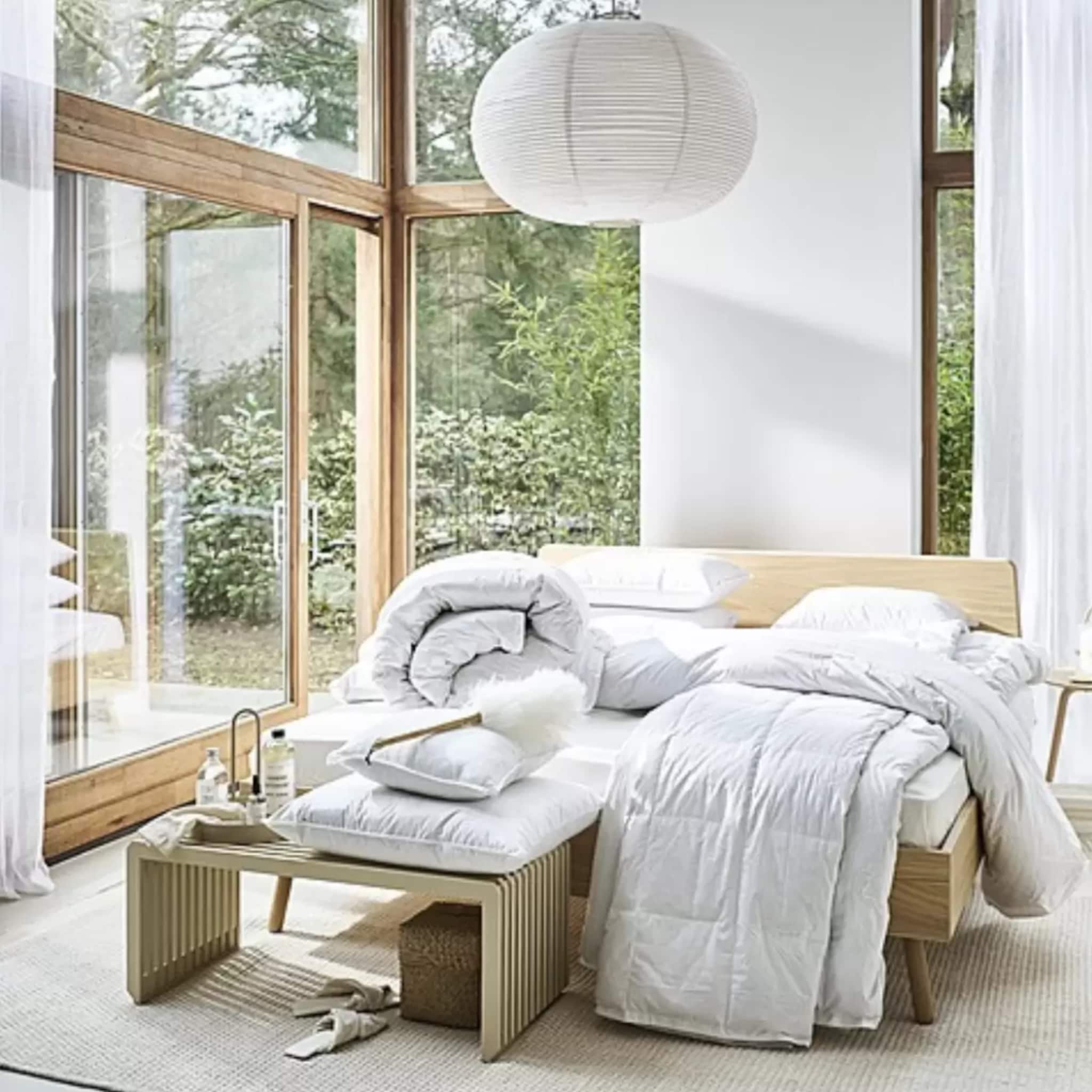 Fris bed met nieuwe dekbedden