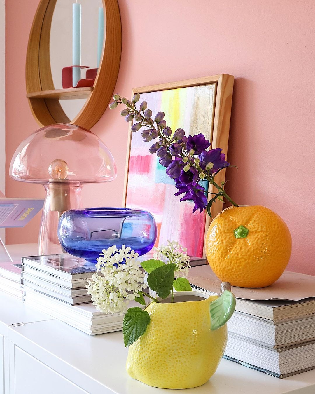 Een trend om van te smullen: fruitvazen fleuren de boel op met smaak Beeld via Instagram @lieks_home