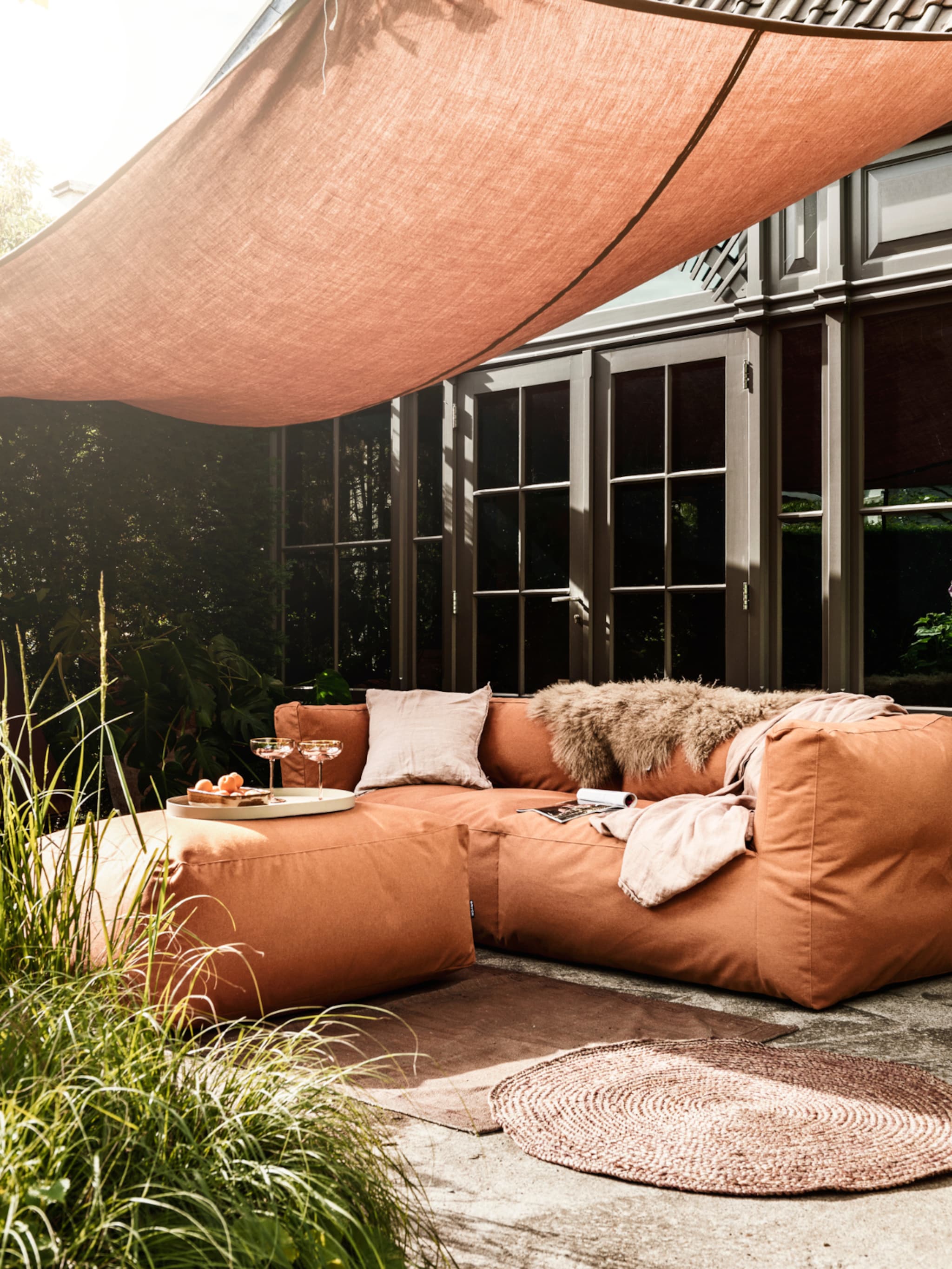 zonnescherm schoonmaken schaduwdoek tips