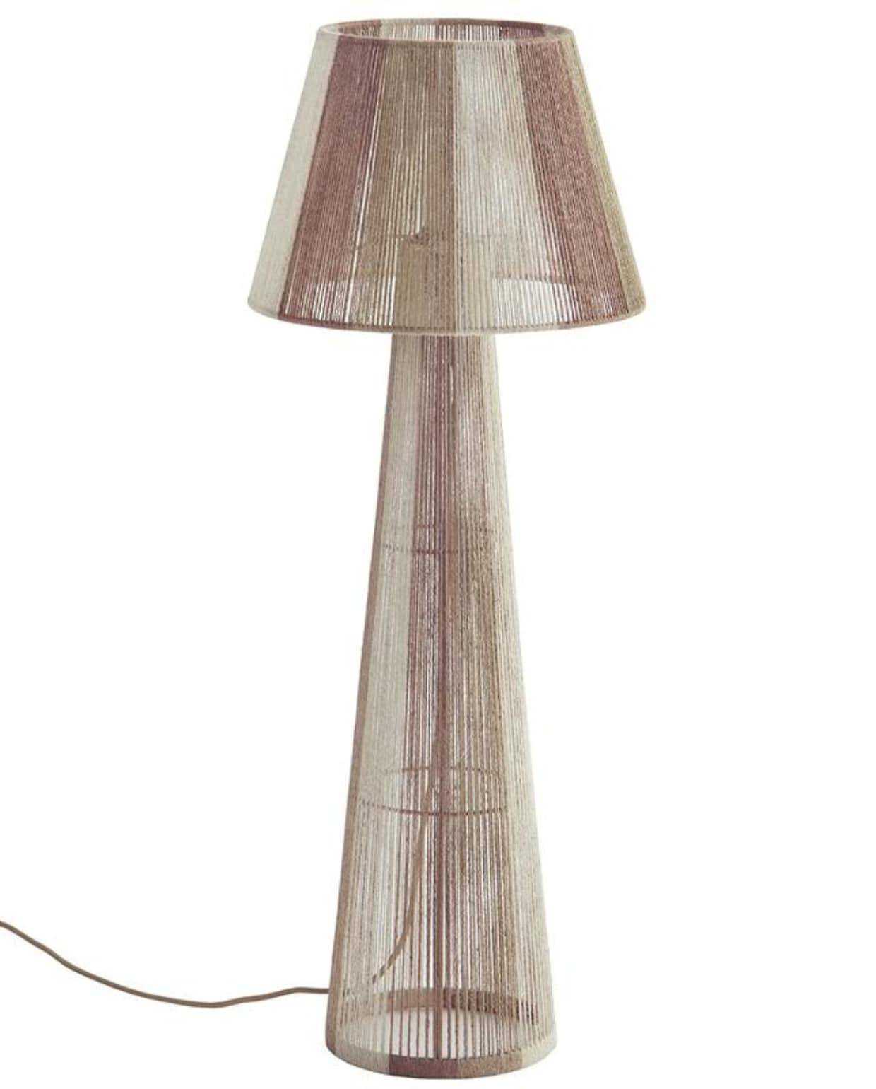 Madam Stoltz jute vloerlamp Deens.nl