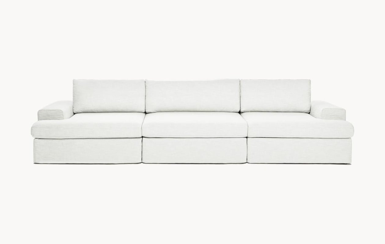 Modulaire bank Russell (4-zits) met afneembare hoezen via Westwing