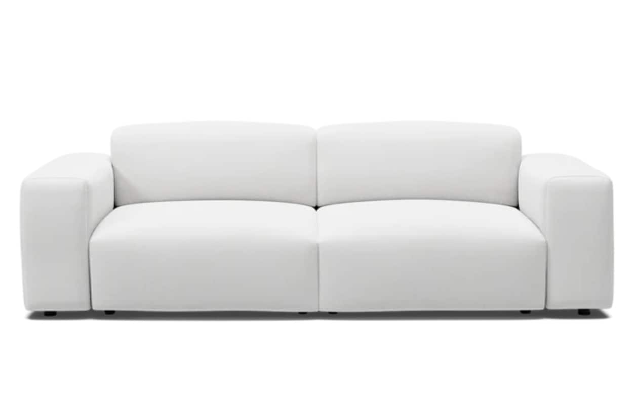 Cubi Studio with Armrests. natural white via BASTA