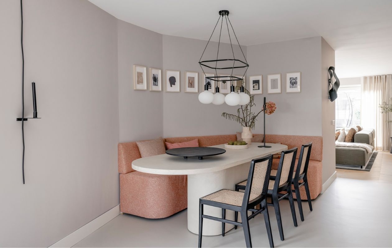 Weer verliefd op je huis aflevering 7 seizoen 20, Liza in Heerhugowaard, eethoek Weer verliefd op je huis aflevering 7 seizoen 20 | styling Liza Wassenaar | fotografie Sonja Velda