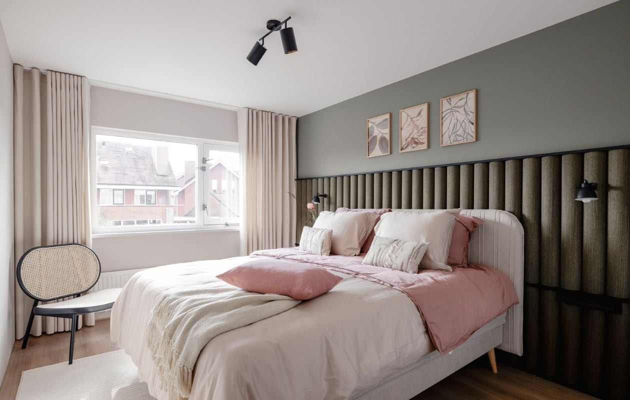Weer verliefd op je huis aflevering 7 seizoen 20, Liza in Heerhugowaard, slaapkamer Weer verliefd op je huis aflevering 7 seizoen 20 | styling Liza Wassenaar | fotografie Sonja Velda