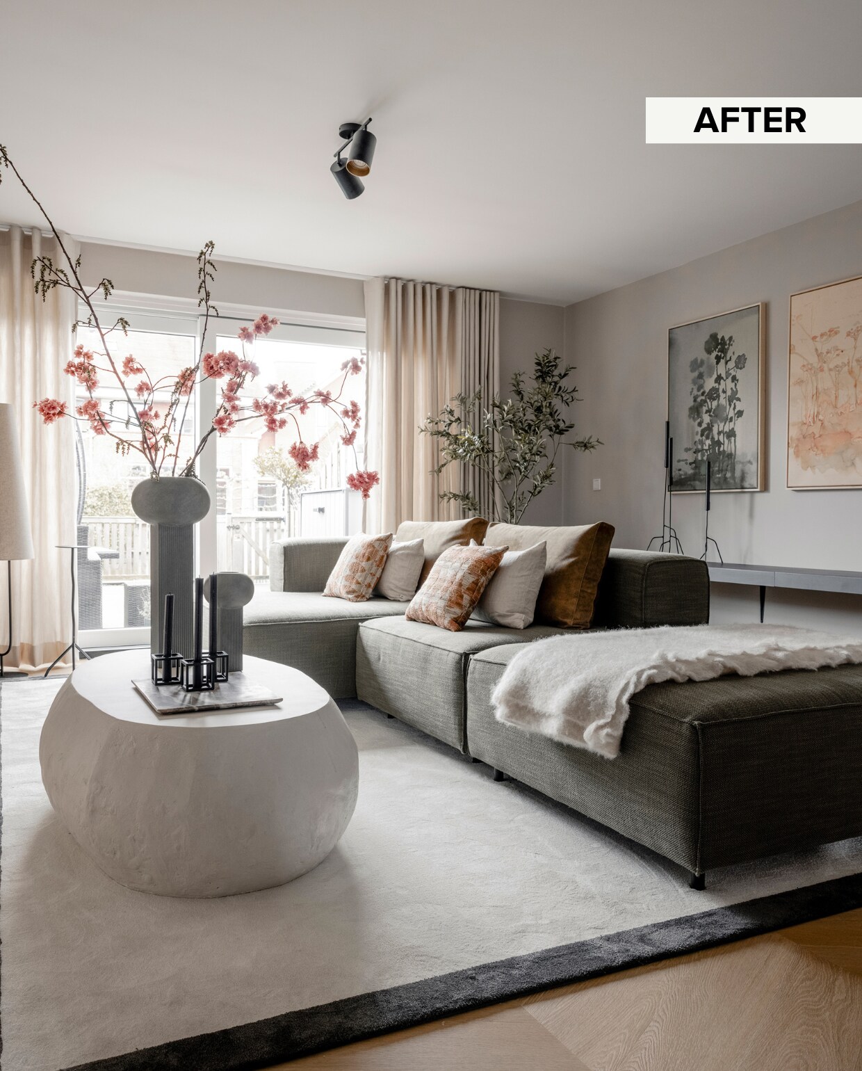 Weer verliefd op je huis aflevering 7 seizoen 20, Liza in Heerhugowaard, zitkamer Weer verliefd op je huis aflevering 7 seizoen 20 | styling Liza Wassenaar | fotografie Sonja Velda