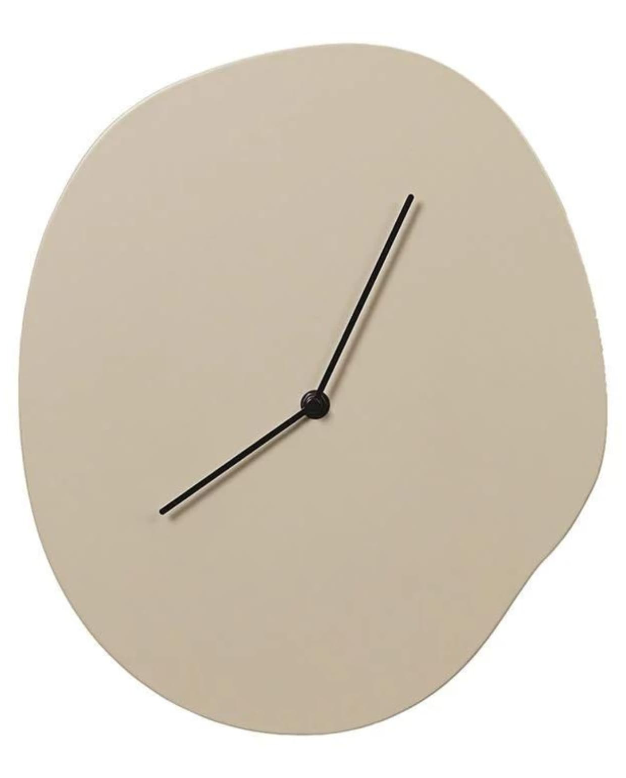 ferm living melt wandklok - cashmere vtwonen bij fonQ