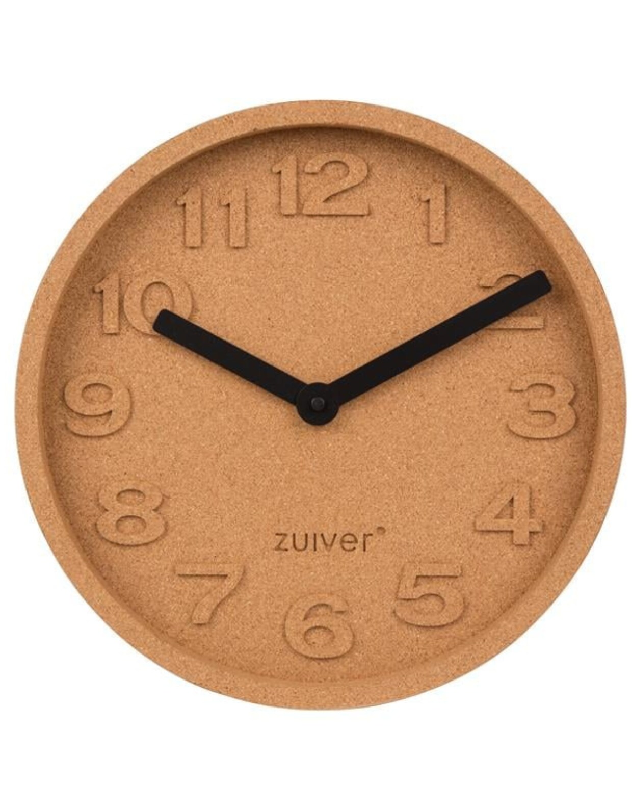 zuiver cork time wandklok ø 31 cm vtwonen bij fonQ