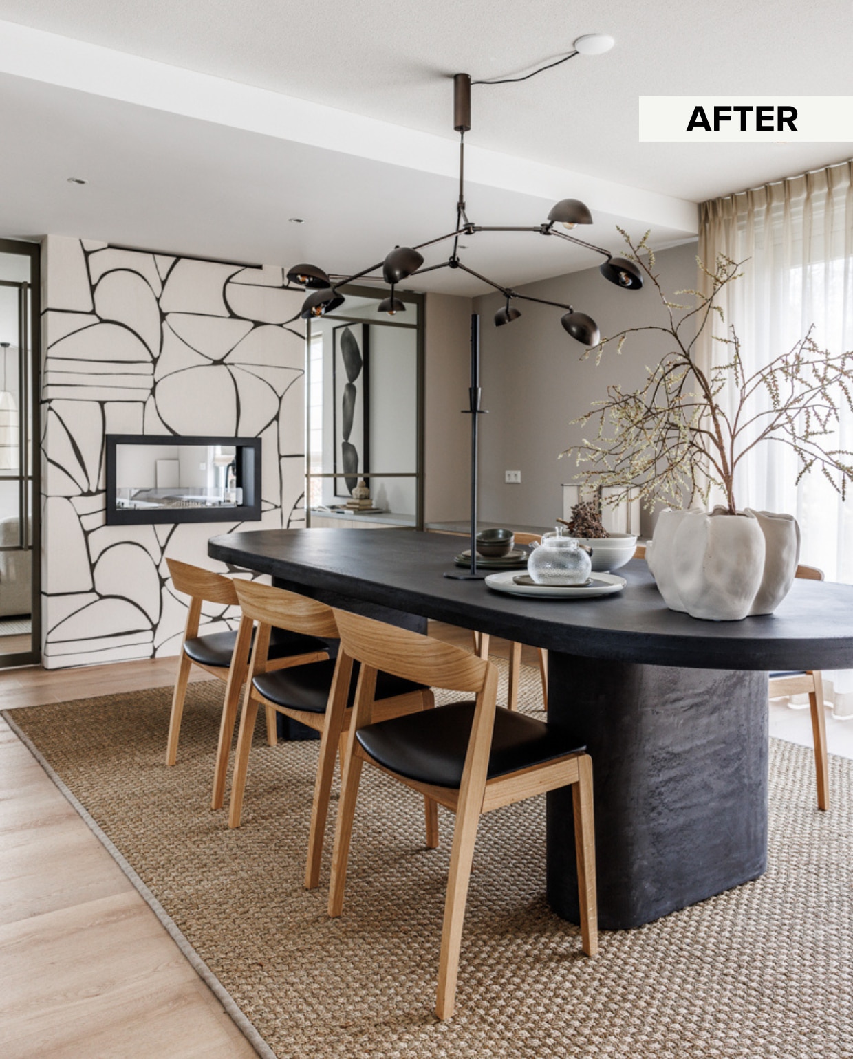 Weer verliefd op je huis aflevering 3 seizoen 20, Liza in Espel, eethoek Weer verliefd op je huis aflevering 3 seizoen 20 | styling Liza Wassenaar | fotografie Margriet Hoekstra