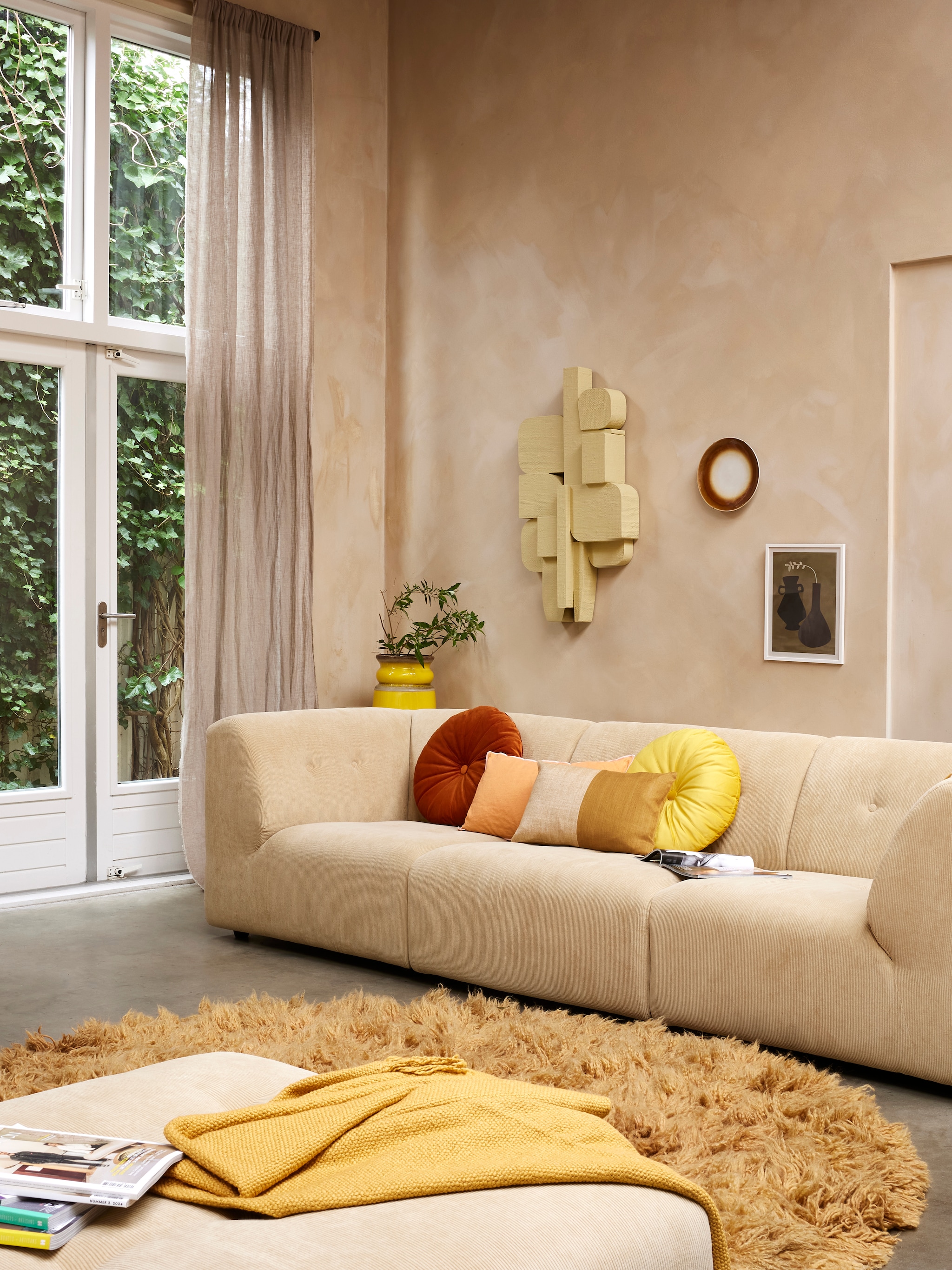 geel moodboard interieur kleur inspiratie