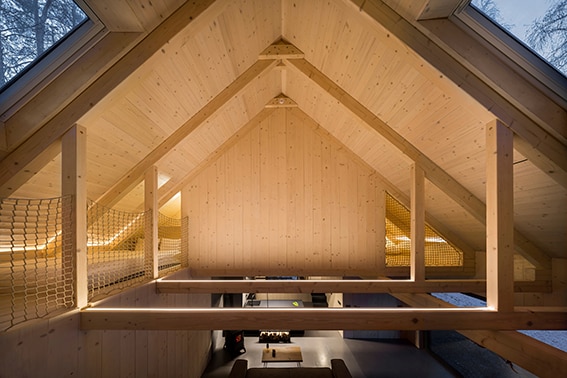 Genieten in een luxueuze boshut Julius Filip, Studio Flusser