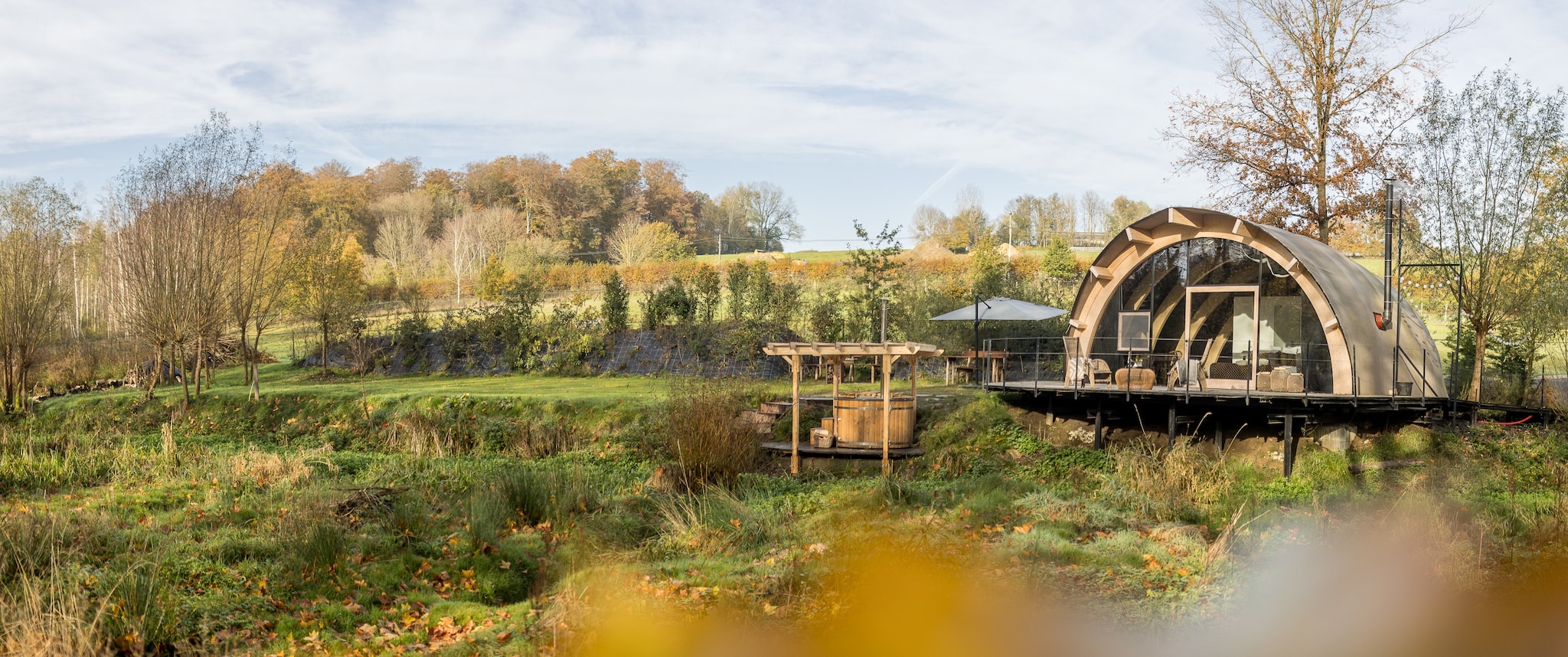 Glamping bij Room8 Eigen beeld