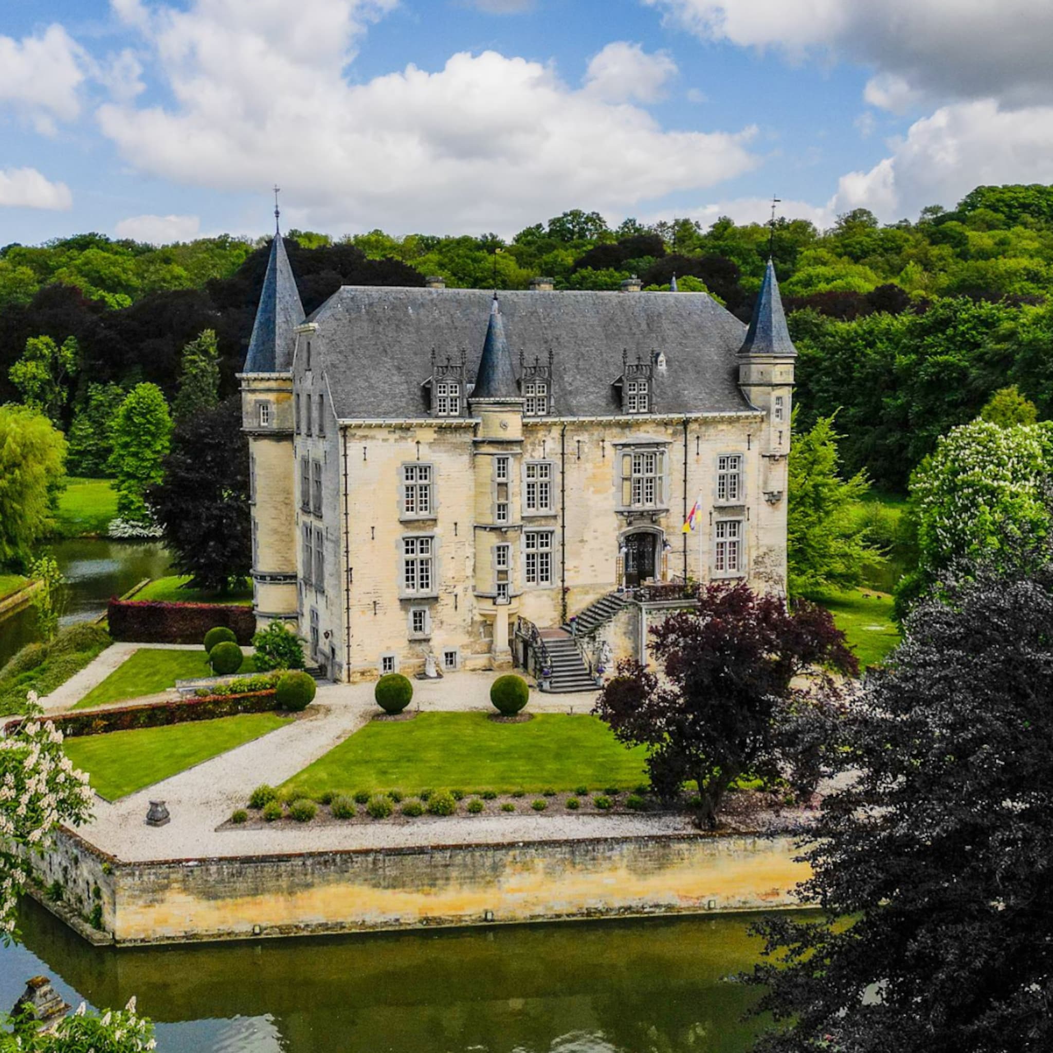 Koninklijk huis met een groot landgoed