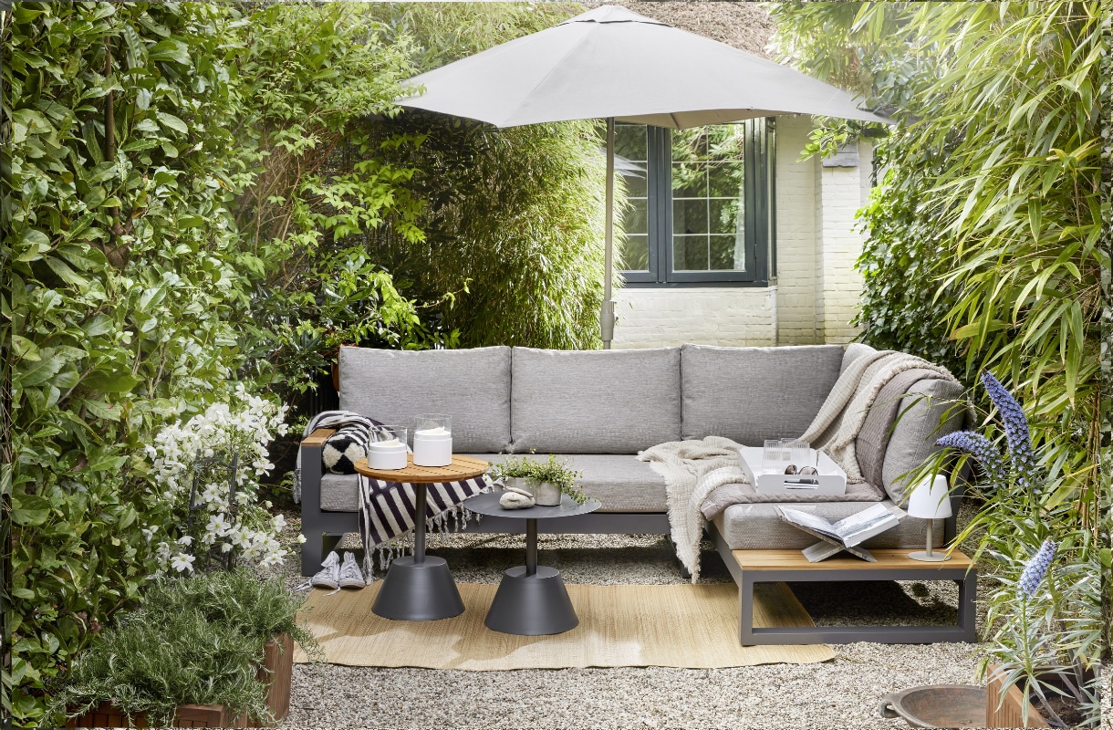 3x anders gestyled deze loungeset past bij elke tuinstijl