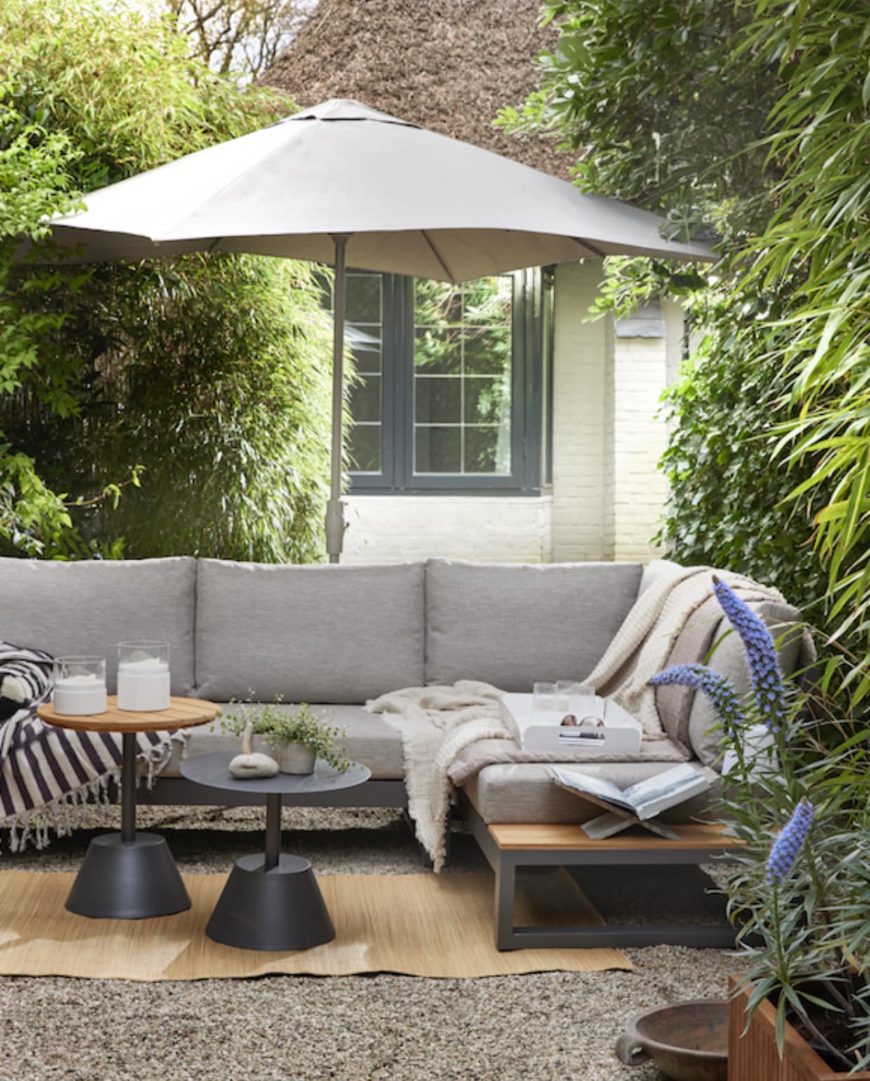 3x anders gestyled deze loungeset past bij elke tuinstijl