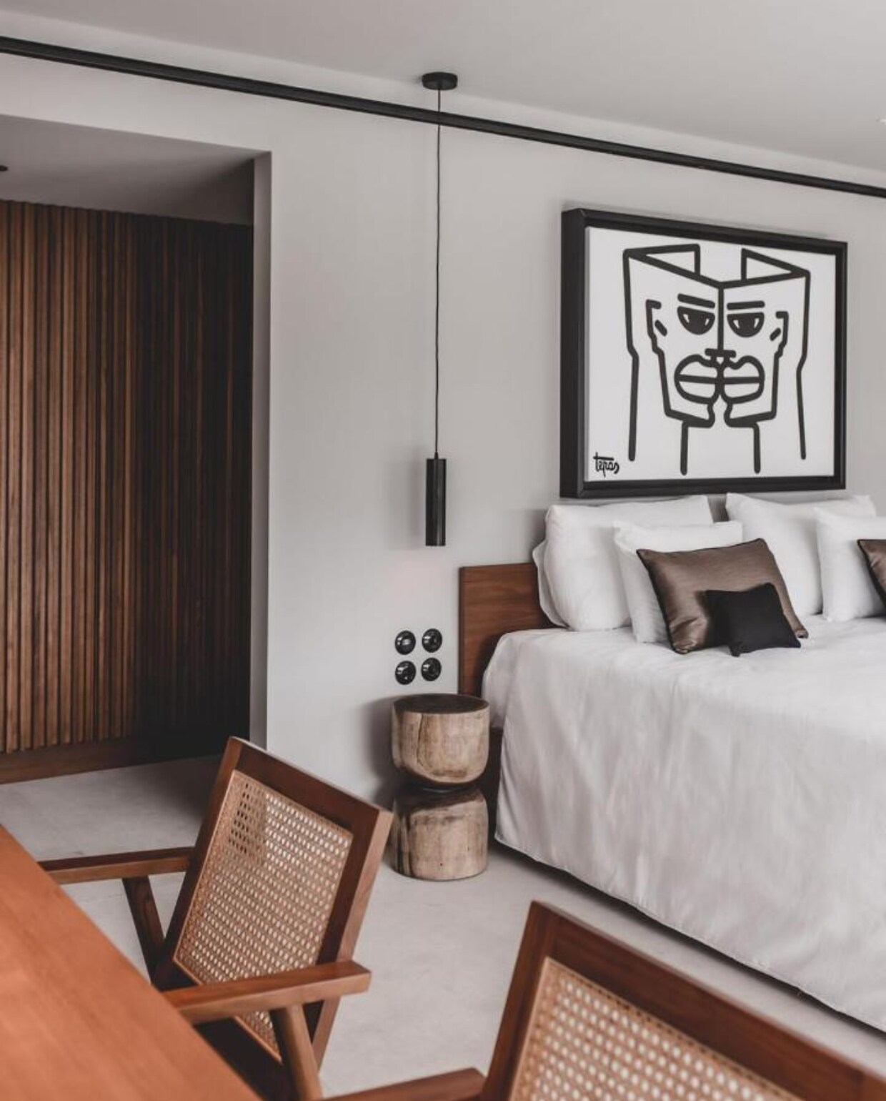 OKU Ibiza, een tweepersoons kamer. OKU Ibiza