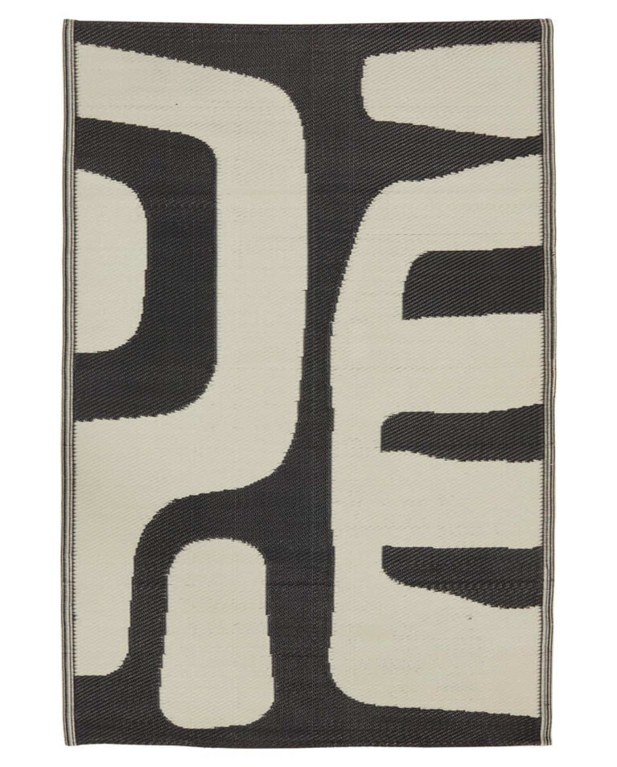 Buitenkleed zwart-wit Kwantum