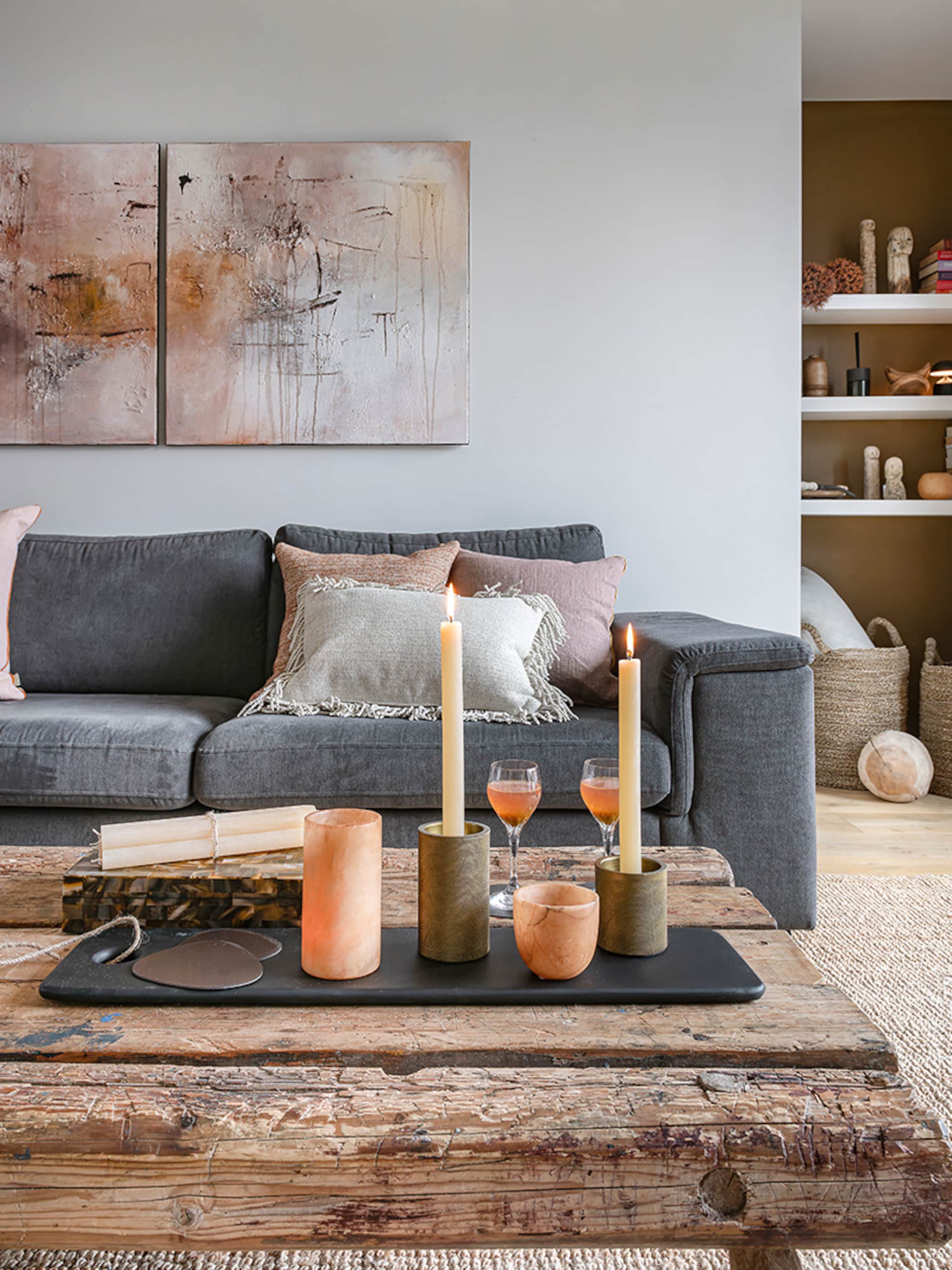 kunst integreren in een landelijk interieur zo doe je dat