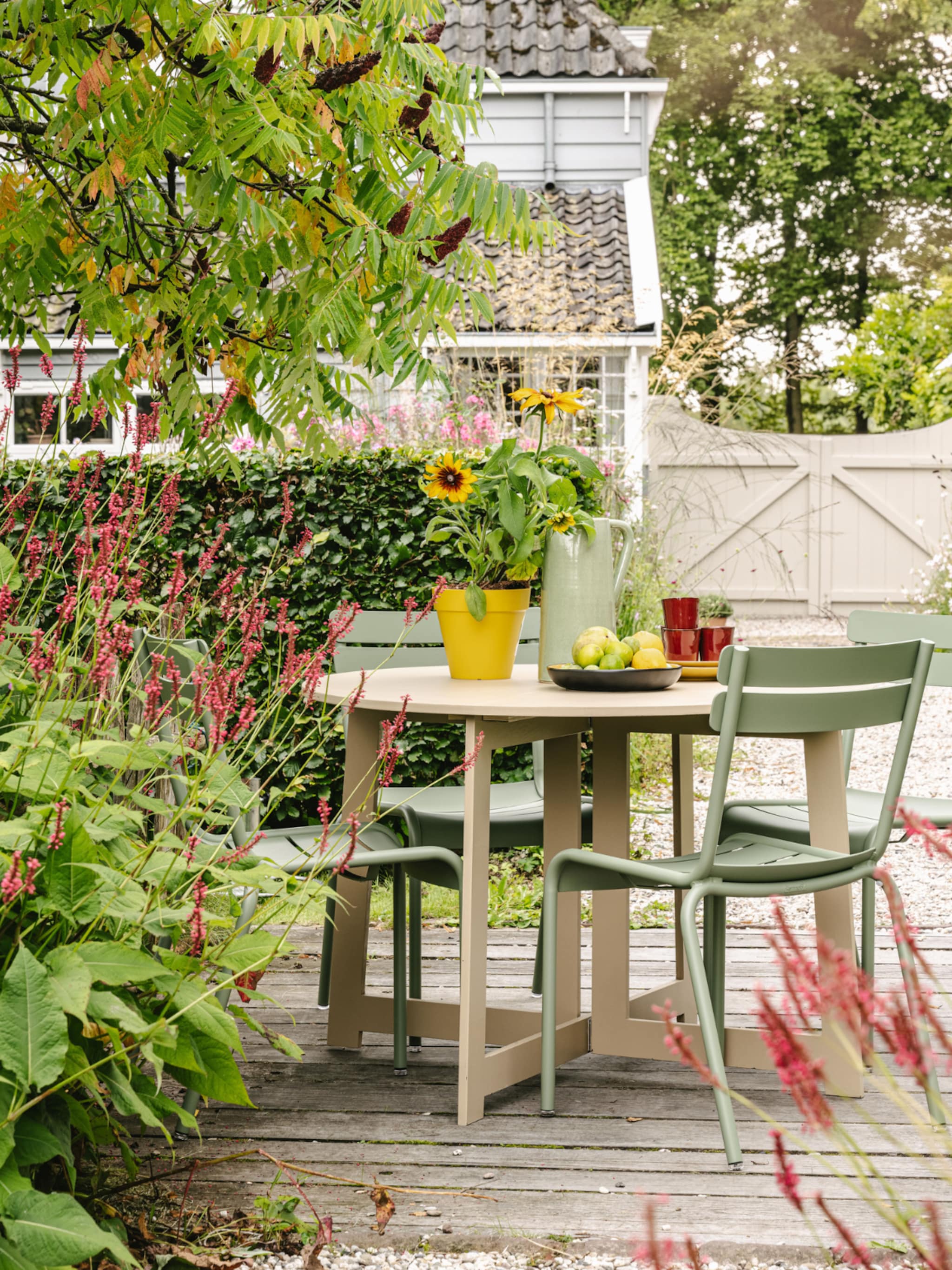 tuin in landelijke stijl inspiratie