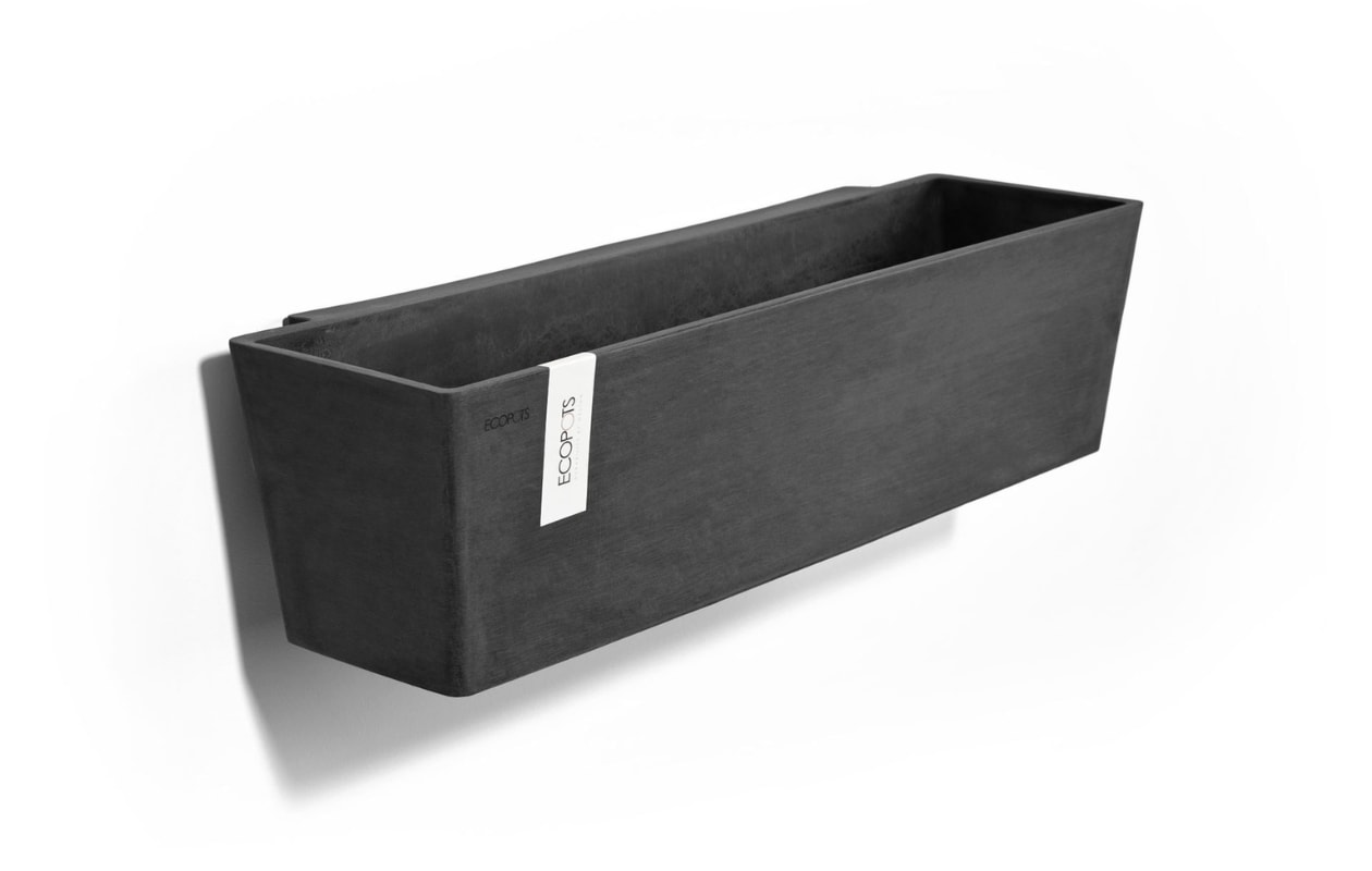 Ecopots Manhattan Wall plantenbak met waterreservoir Hermie