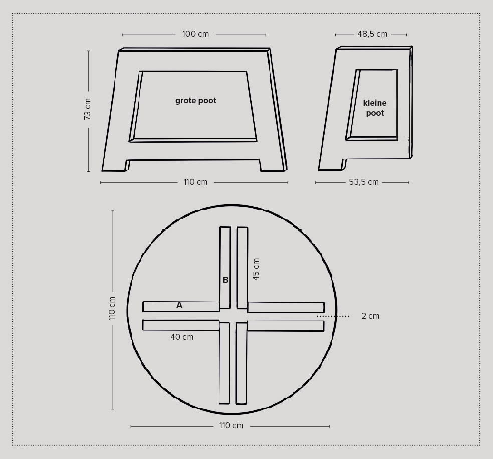 vtwonen special Tuin 10 2024 | DIY-tafel vtwonen special Tuin 10 2024 | DIY-tafel