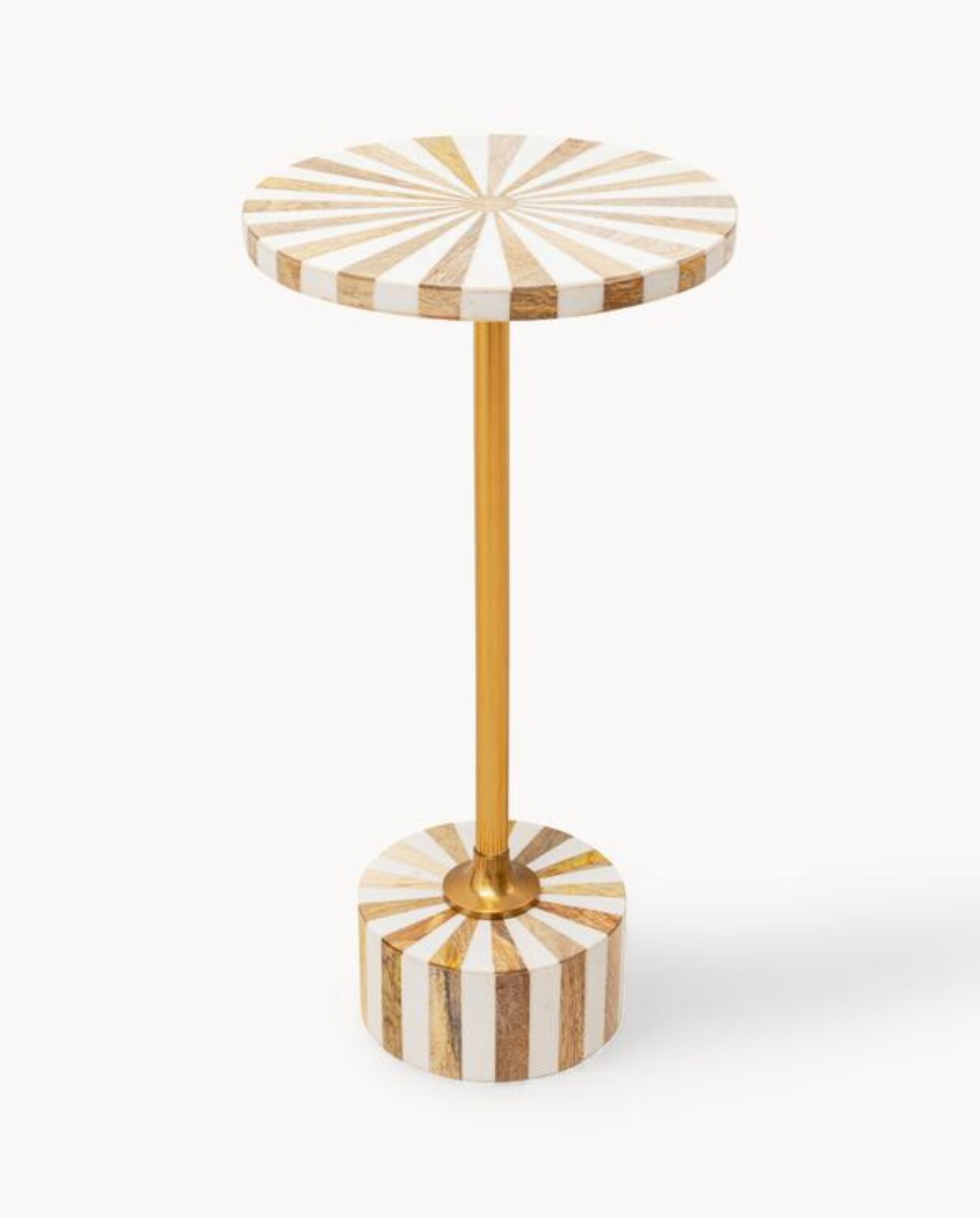 Kare DesignRonde bijzettafel Domero, handgemaakt Westwing