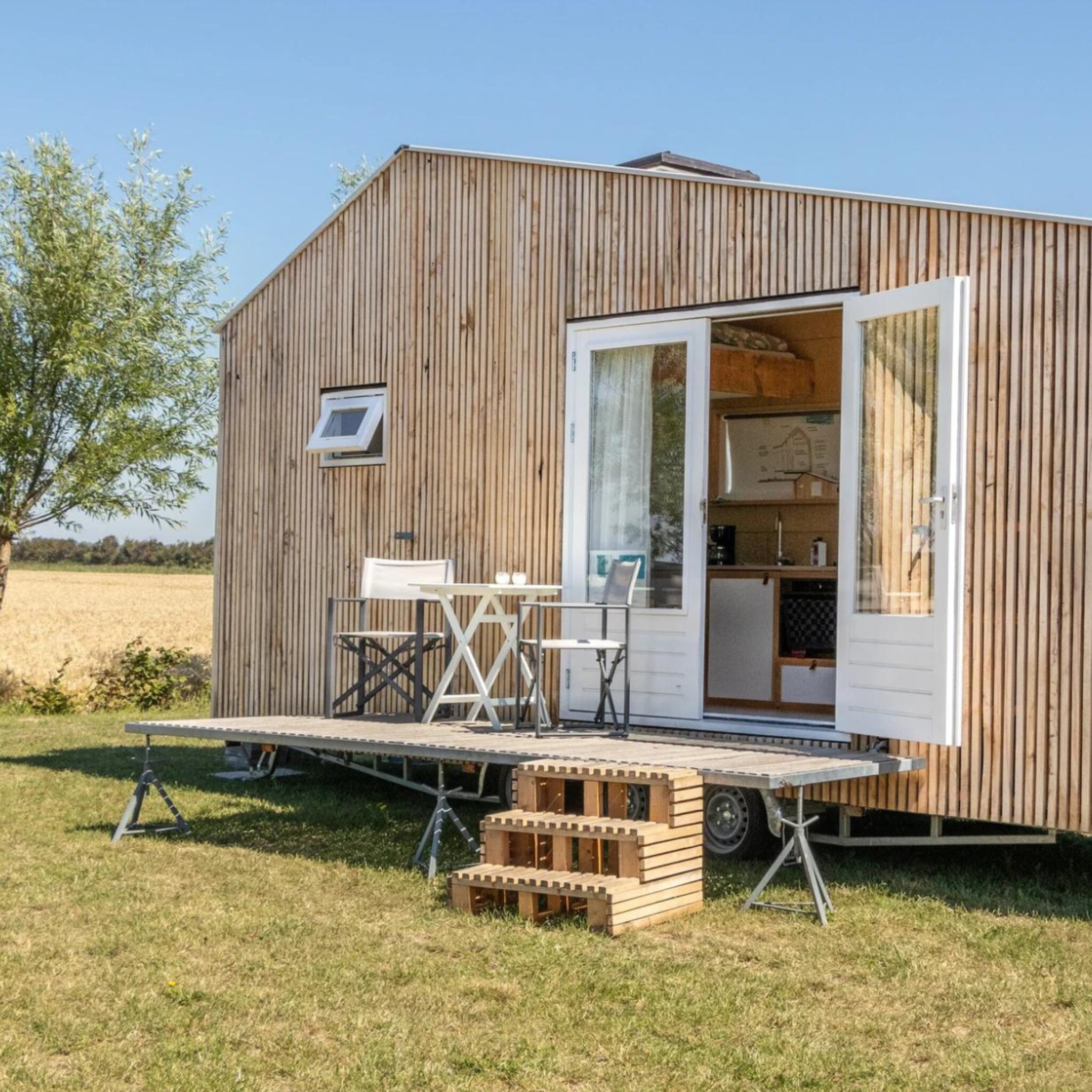 Tiny house vakantiehuis in Zeeland