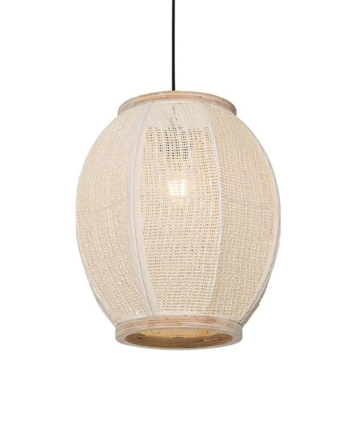 qazqa oosterse hanglamp naturel 35 cm - robmerk qazqaserie rob vtwonen by fonQ