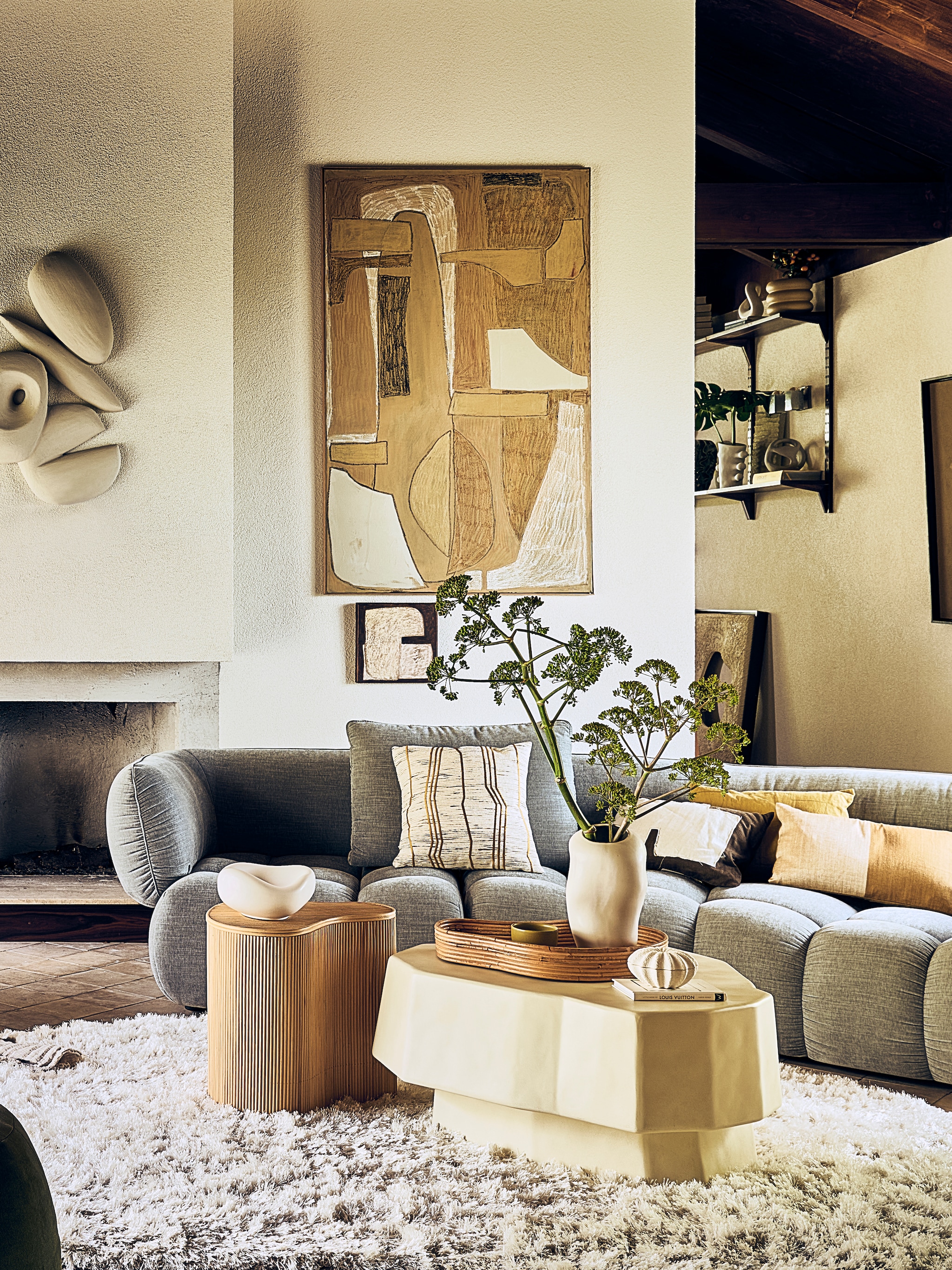 moodboard voor muren met woweffect