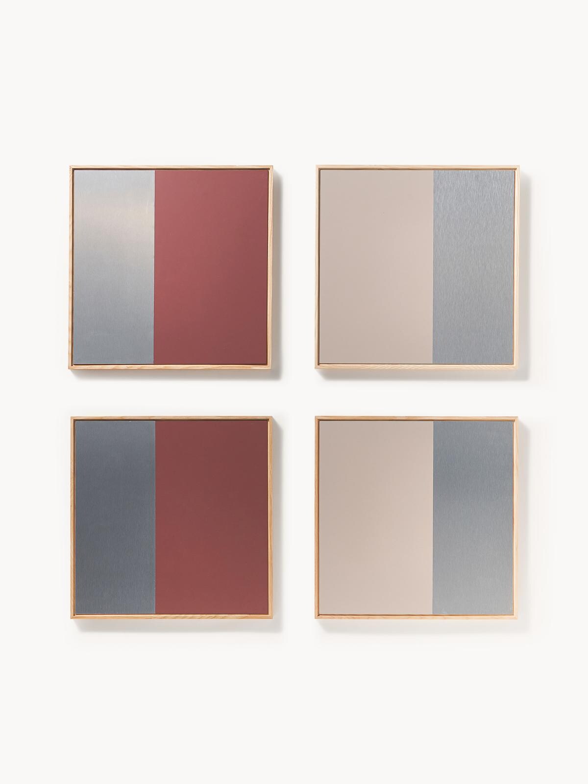 Westwing Collection | Wandobjecten Duo, set van 4 Westwing