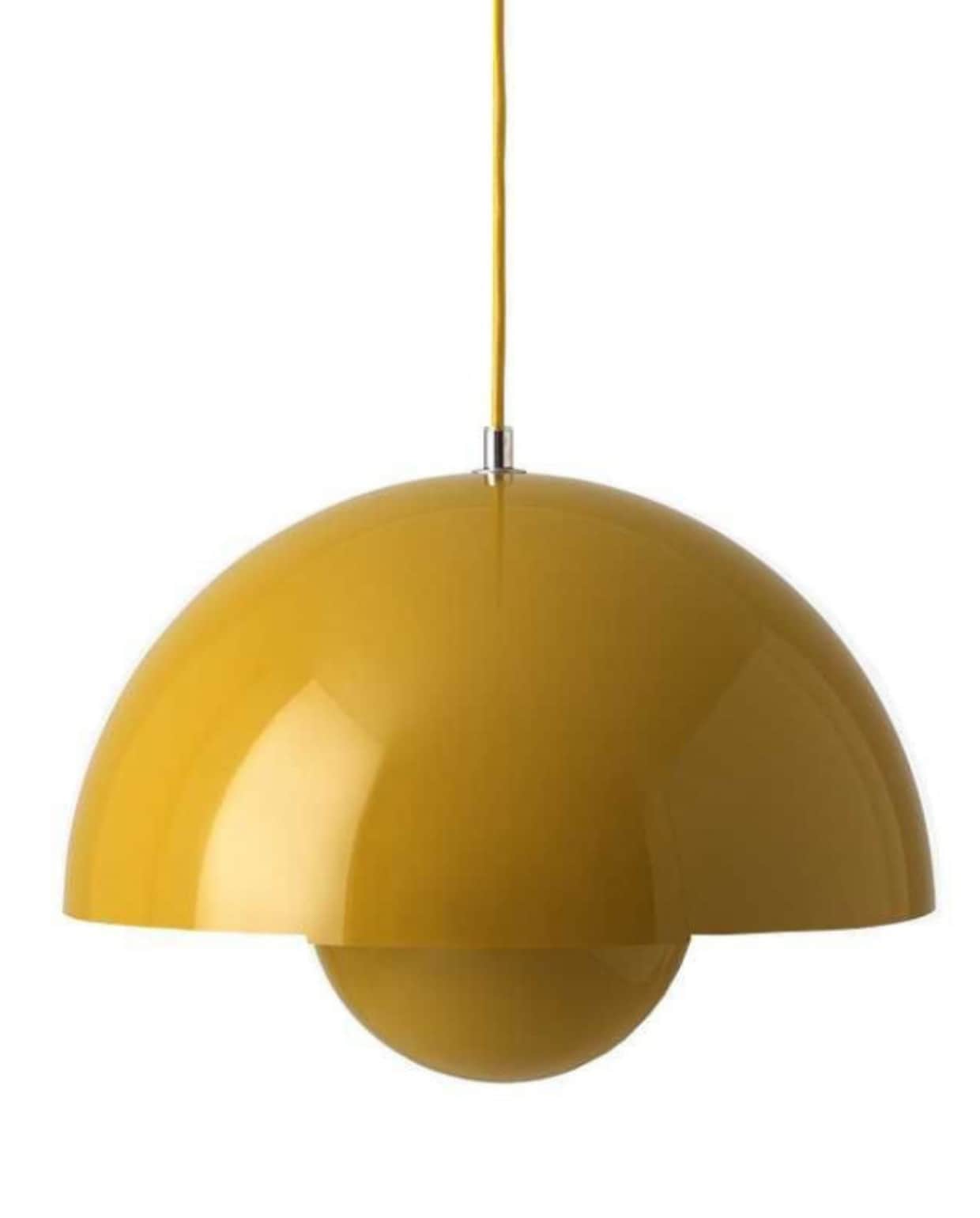 &amp;traditionFlowerPot VP7 hanglamp Ø37 mosterd Flinders