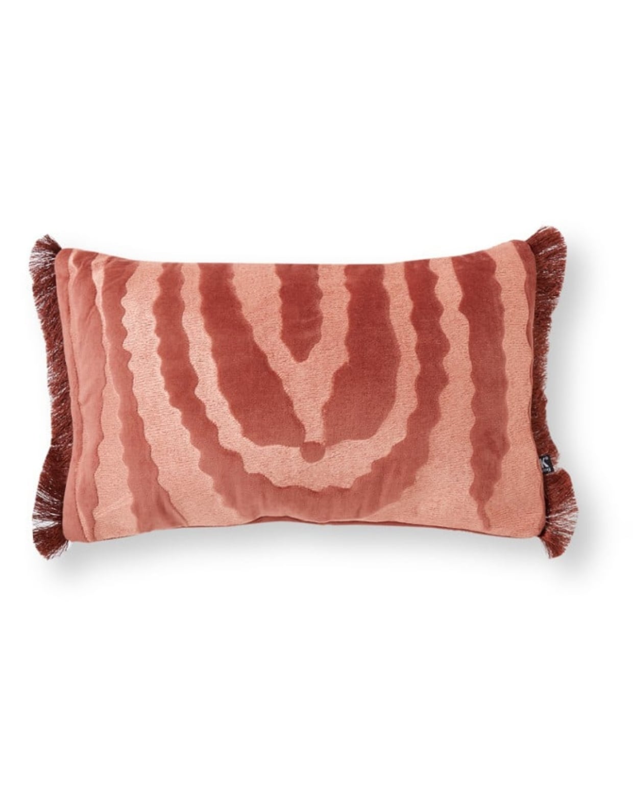 HKliving Fringe Velvet Tiger sierkussen de Bijenkorf