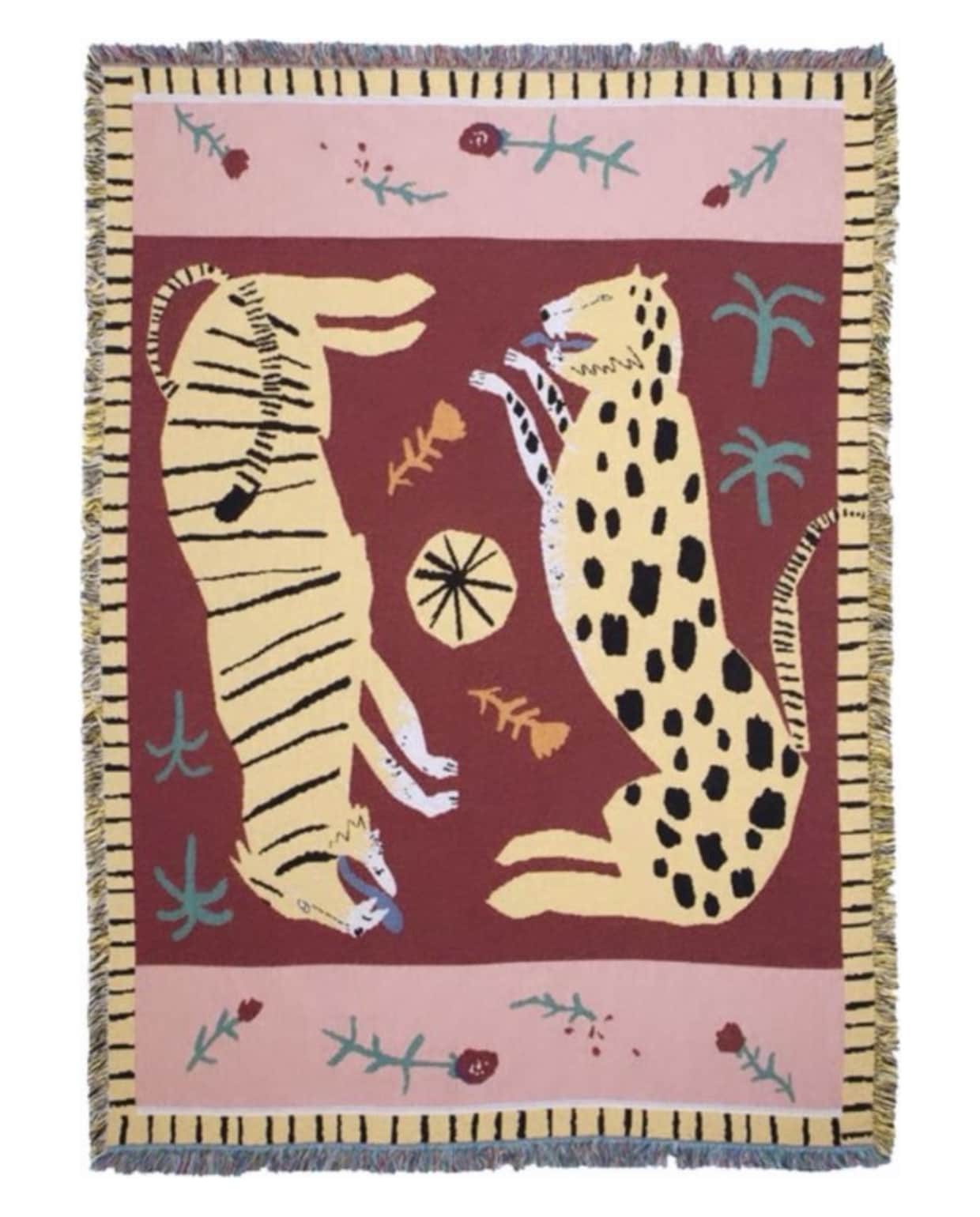 Junglestories plaid/wandkleed 130x160 cm bol.com
