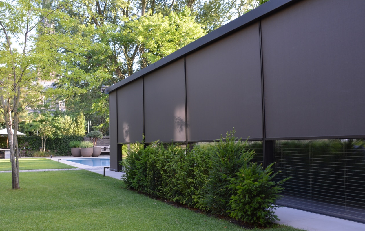 blind screens, screendoek zonwering Veraluxe | Luxury Outdoor