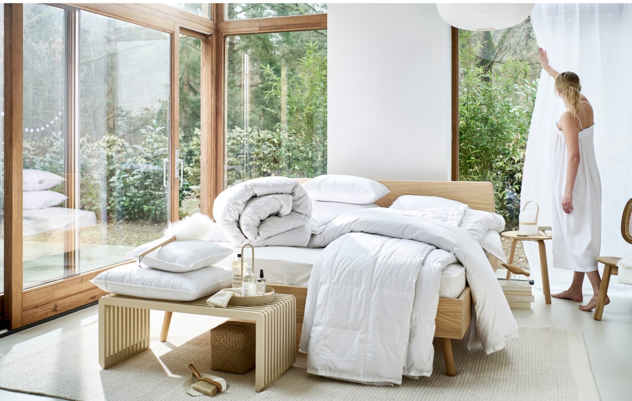 vtwonen collectie slapen duurzaam beddengoed styling Sanne ketelaar fotografie Sjoerd Eickmans