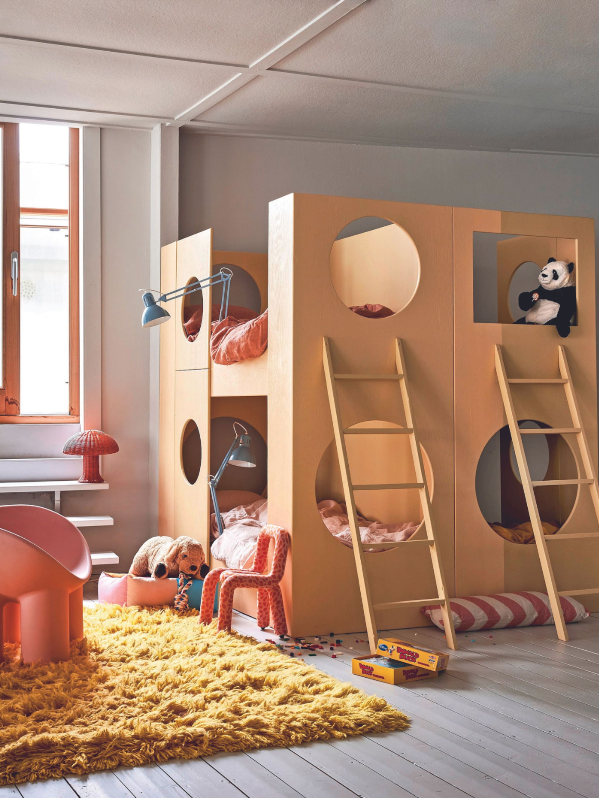 binnenkijken in kinderkamers met stapelbed