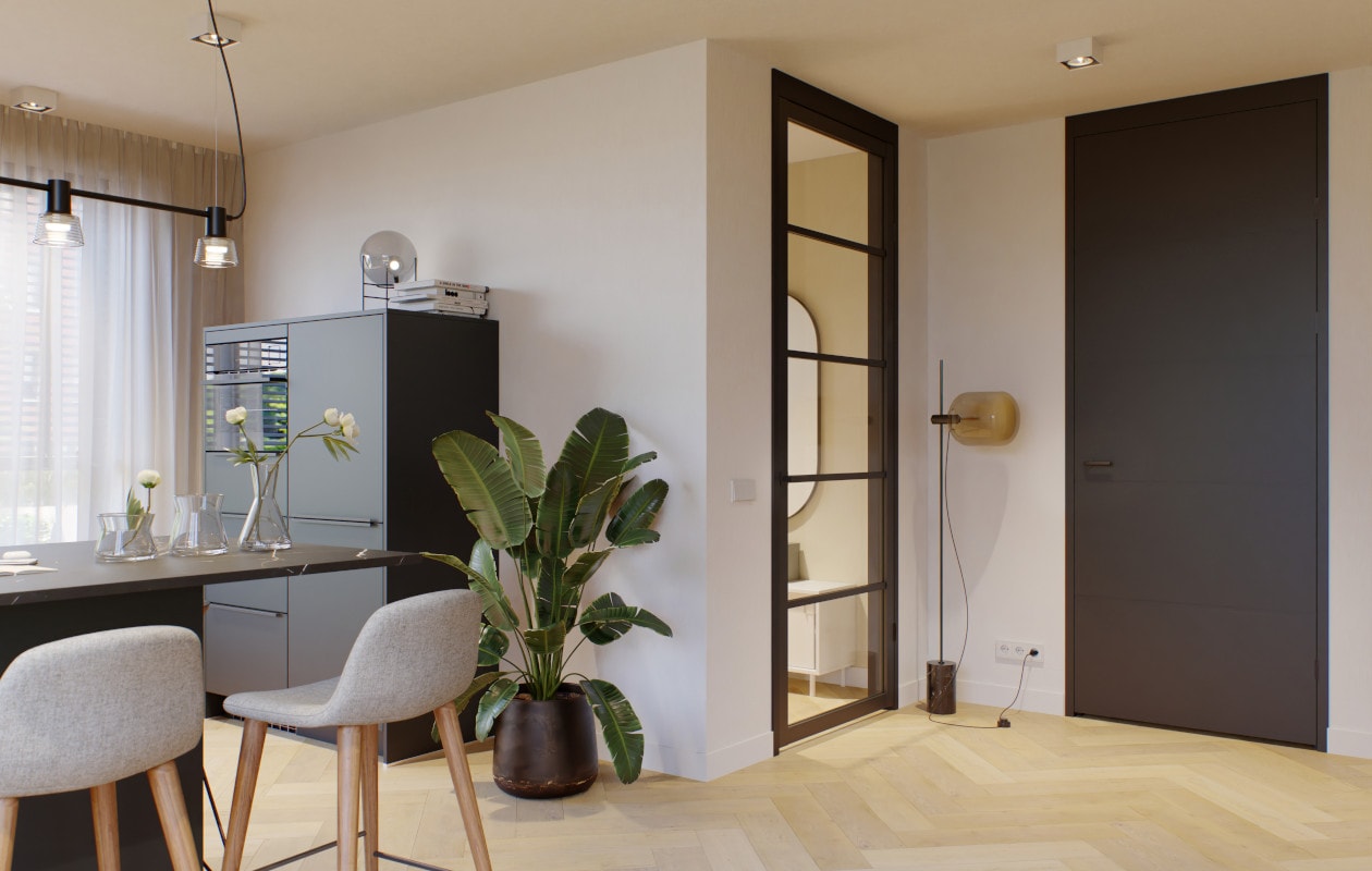 hoog hoger hoogst kies voor een luxe verdiepingshoge designdeur als blikvanger