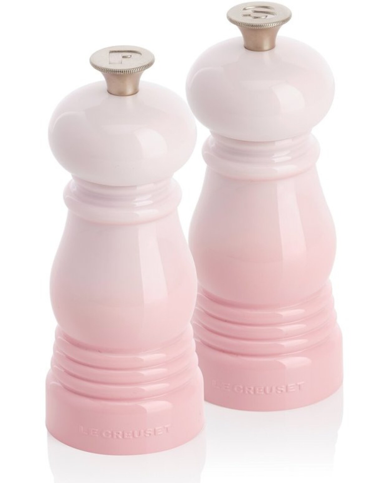 Le Creuset Mini Peper- en zoutset - Shell Pink - 12 cm Bol.com