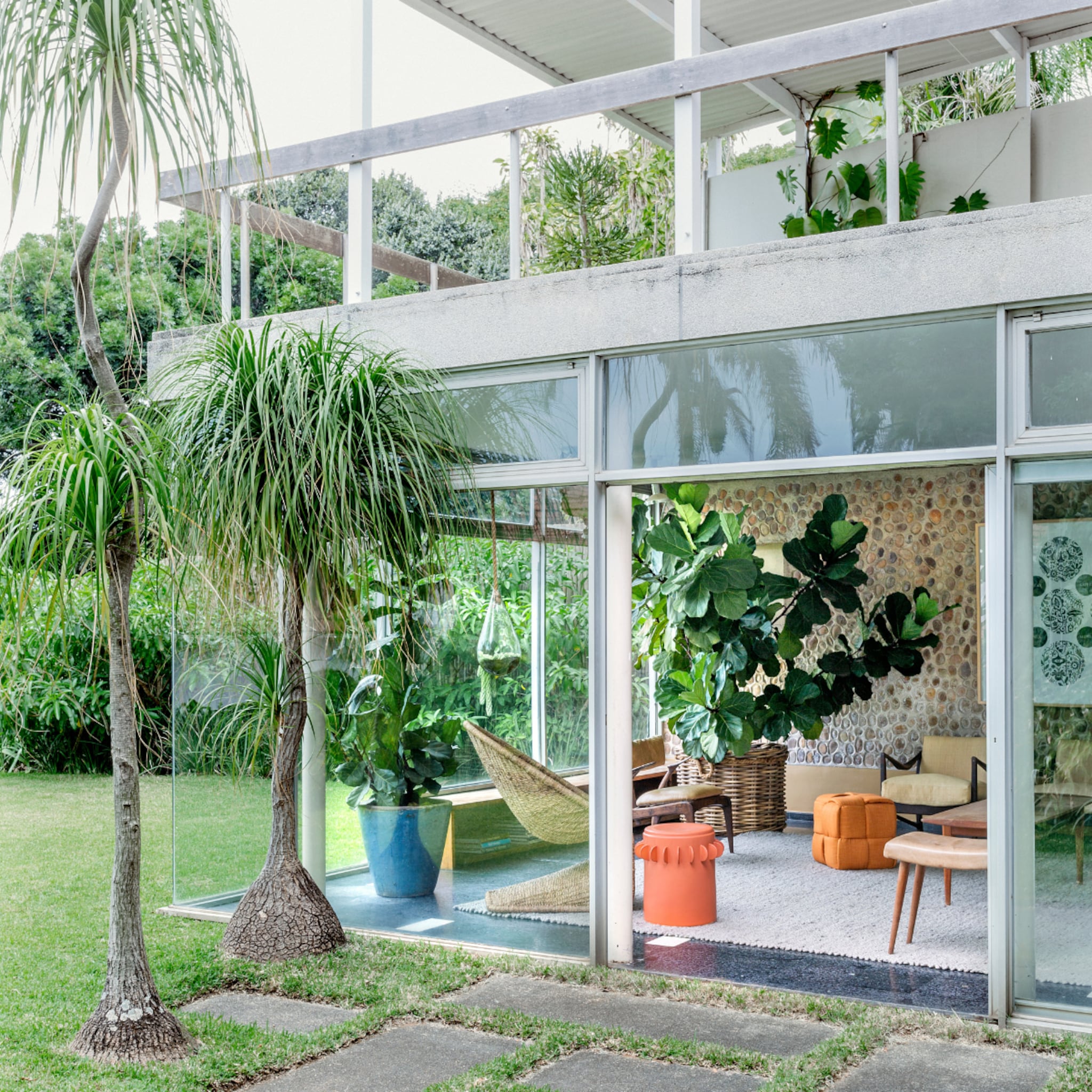 Binnenkijken in een tropische villa in Zuid-Afrika