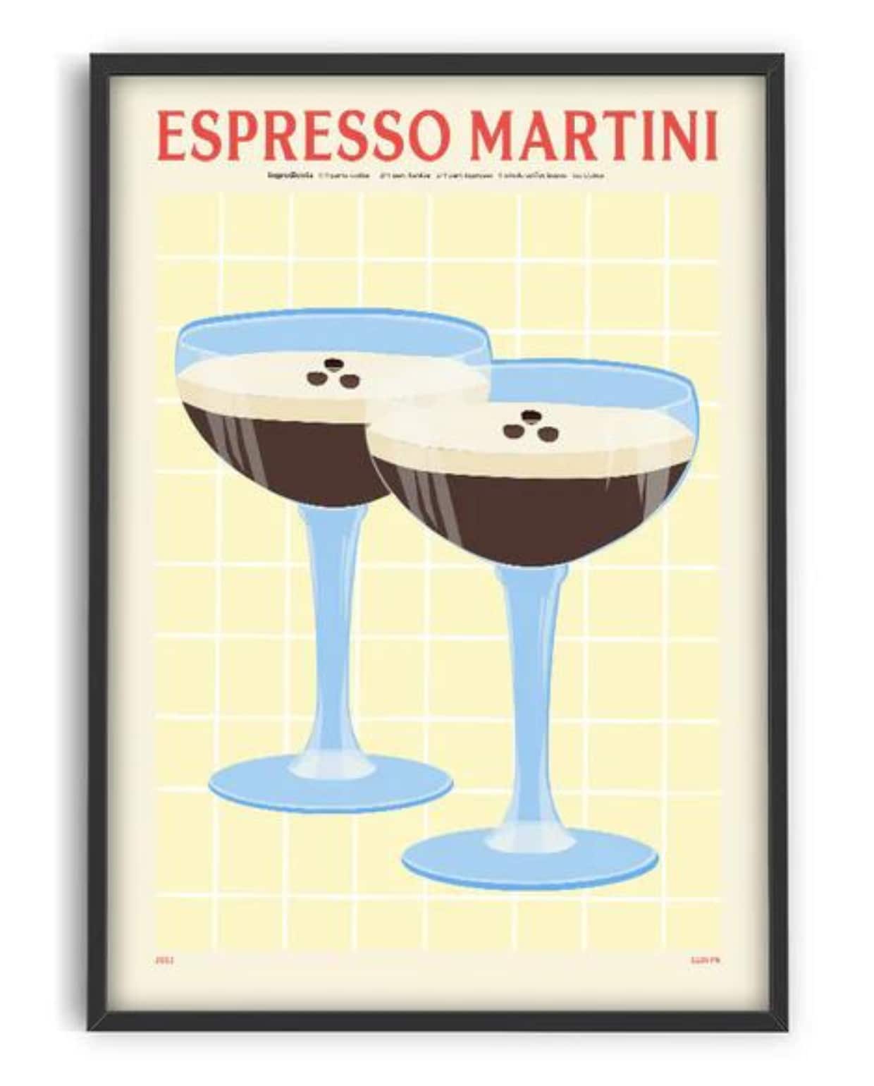Elin PK - Espresso Martini schilderijSee more of: Elin PK PSTR studio