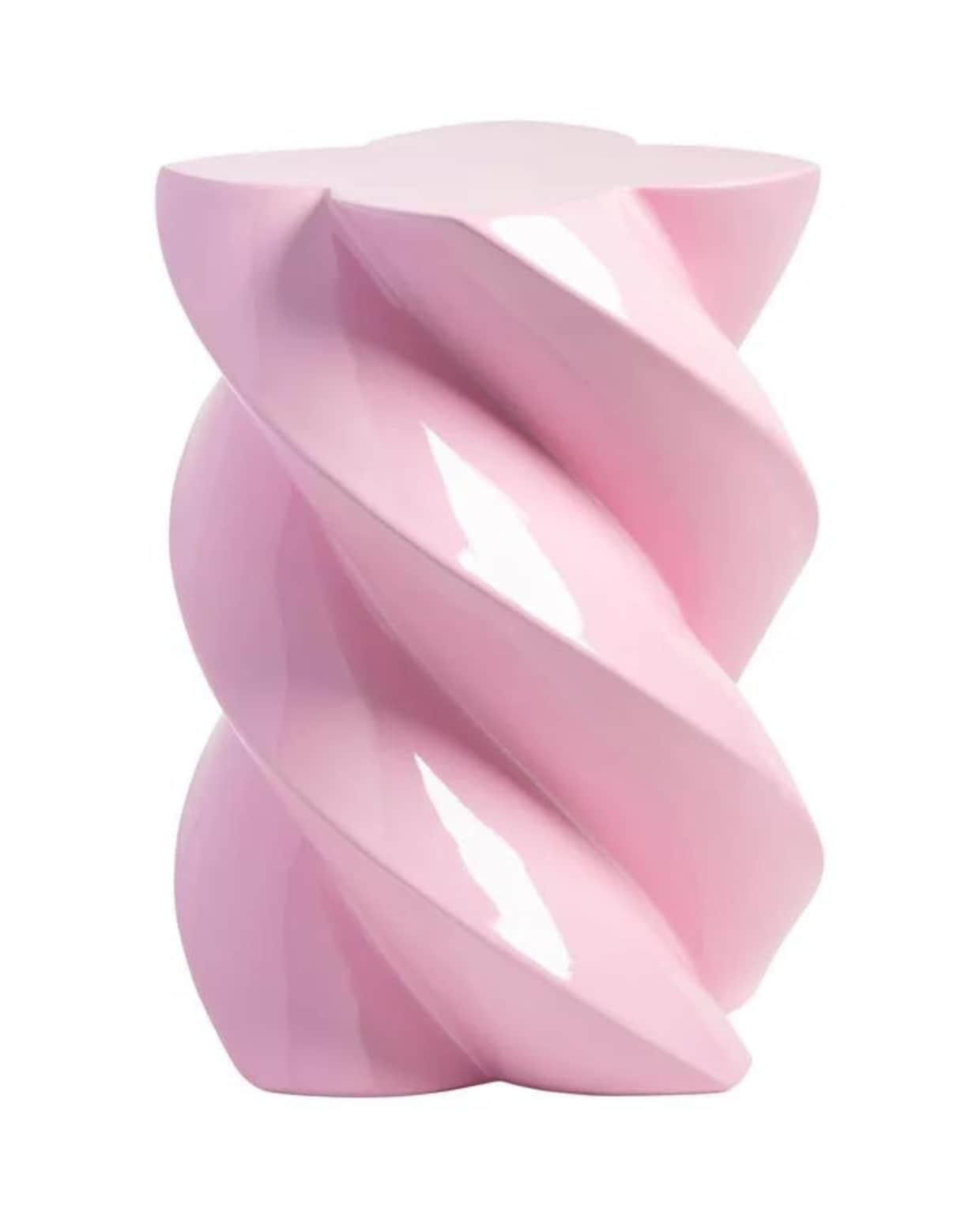 &amp;k amsterdam pillar marshmallow bijzettafel h 40 cm - candy pinkmerk &amp;k amsterdamserie marshmallow vtwonen by fonQ