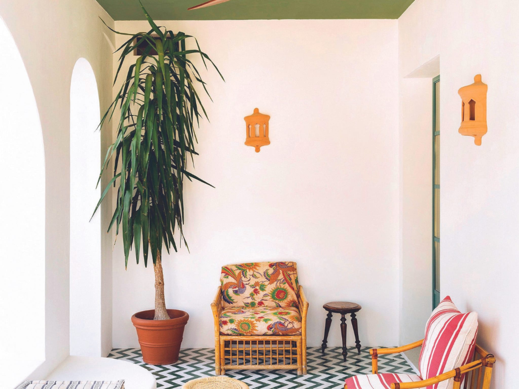 huizen met binnen buiten leven