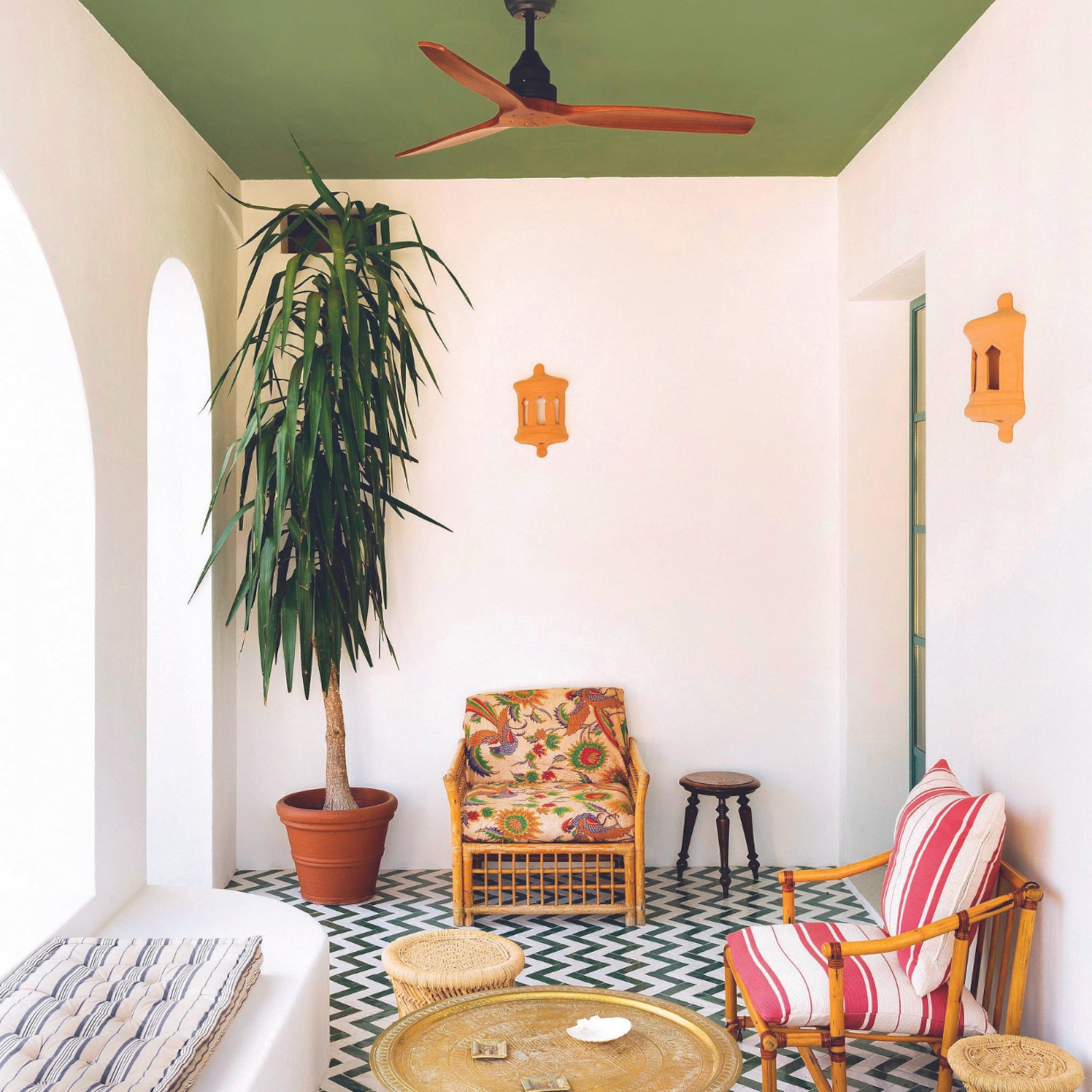 huizen met binnen buiten leven