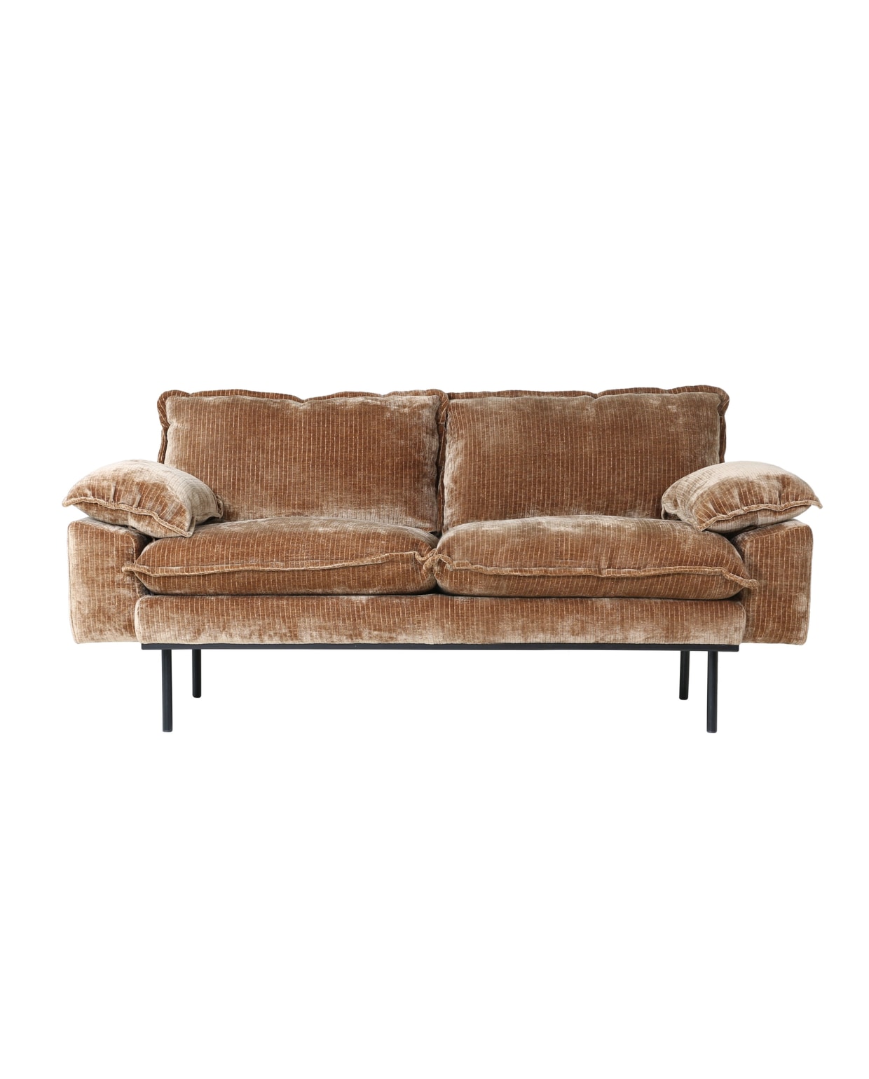 hkliving retro sofa 2-zitsbank, 83x175x95 cm (hxbxd). vtwonen by Fonq